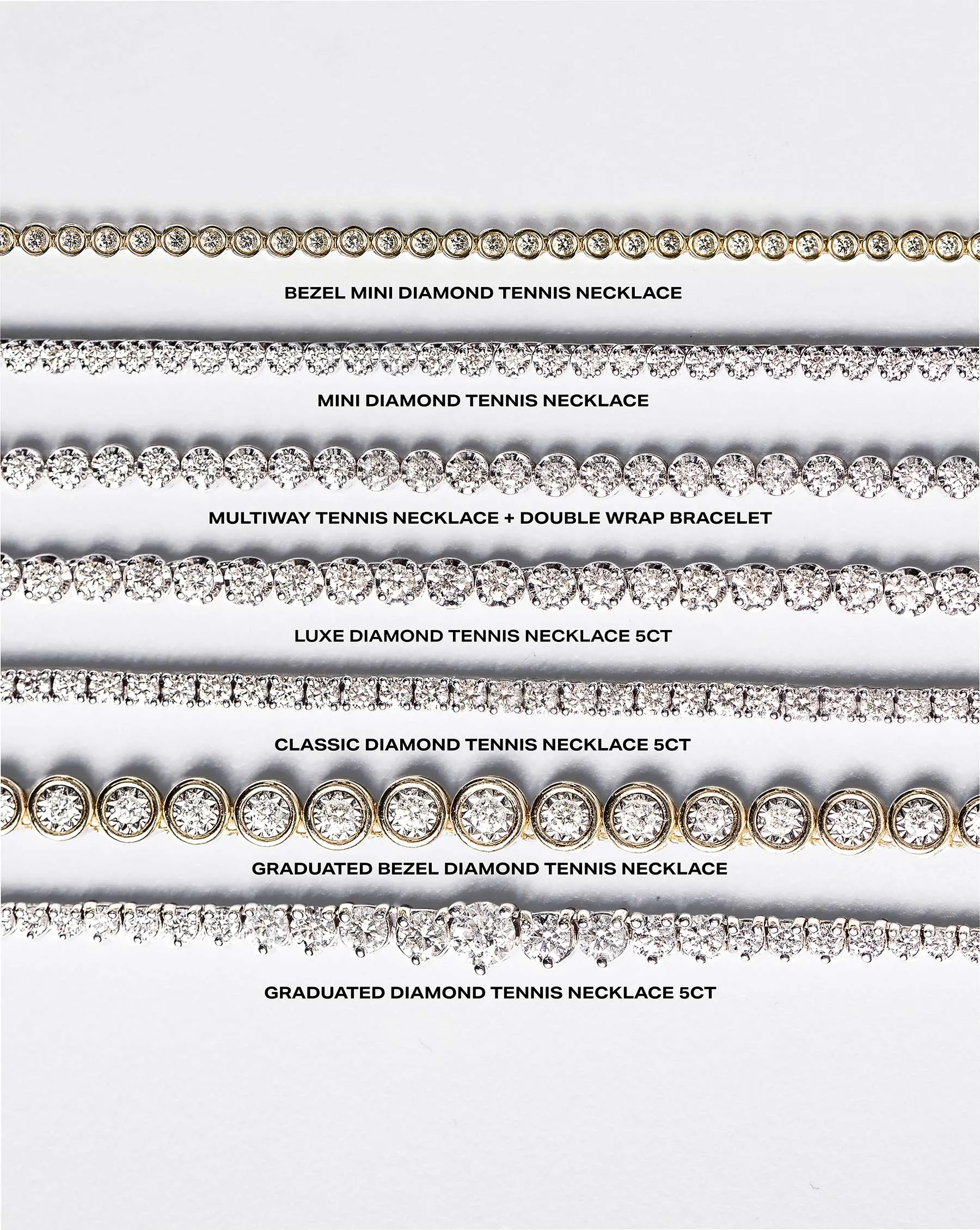 Mini Diamond Tennis Necklace