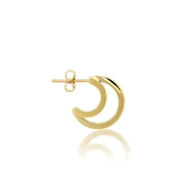Mini Double Hoops