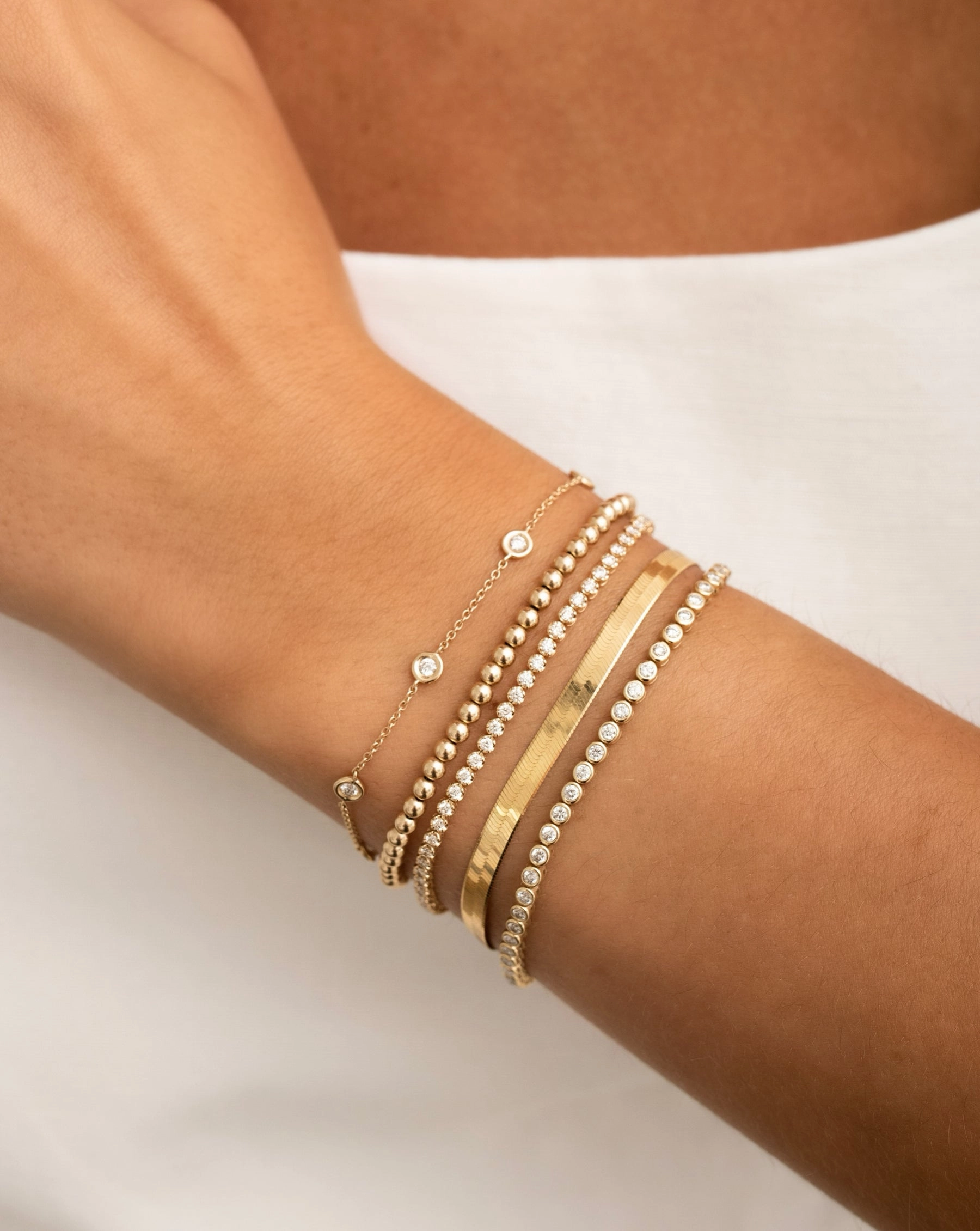 Mini Diamond Tennis Bracelet