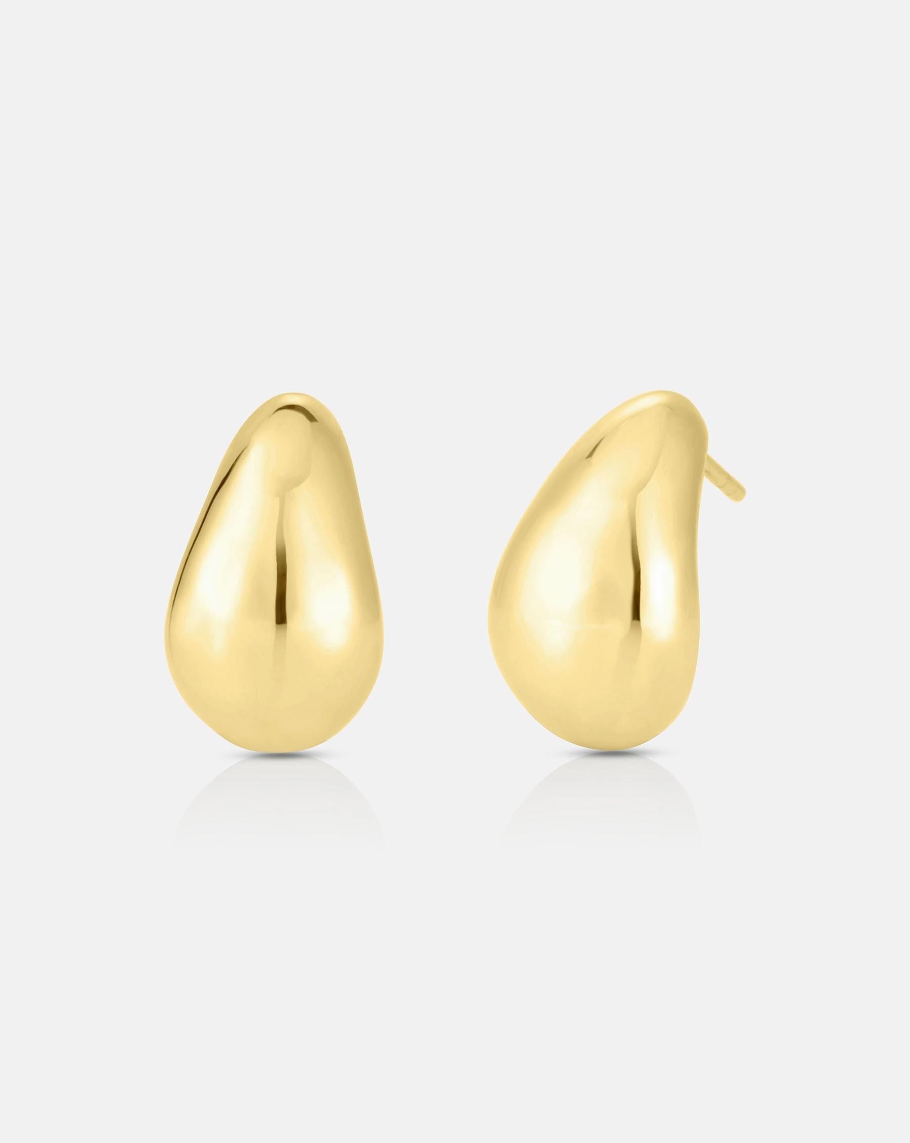 Mini Gold Cloud Earrings