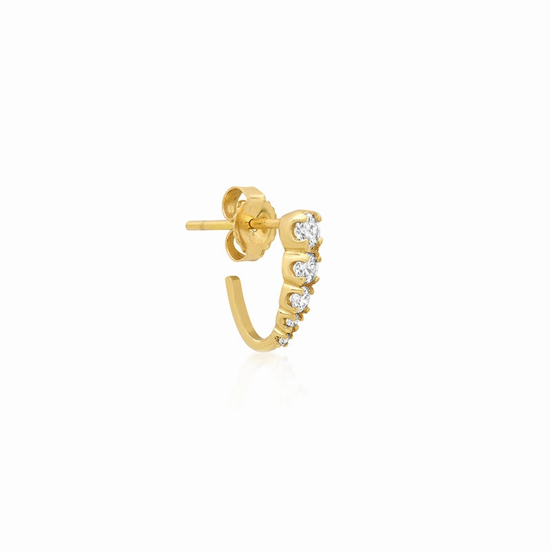 Mini Graduated Illusion Set Diamond Edith Studs
