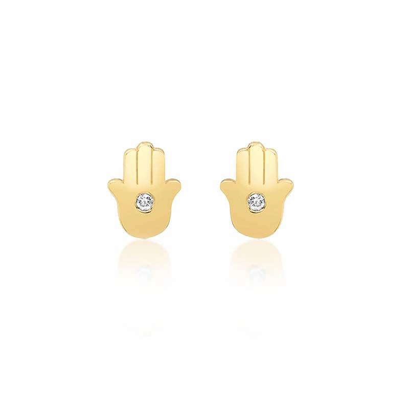 Mini Hamsa Studs
