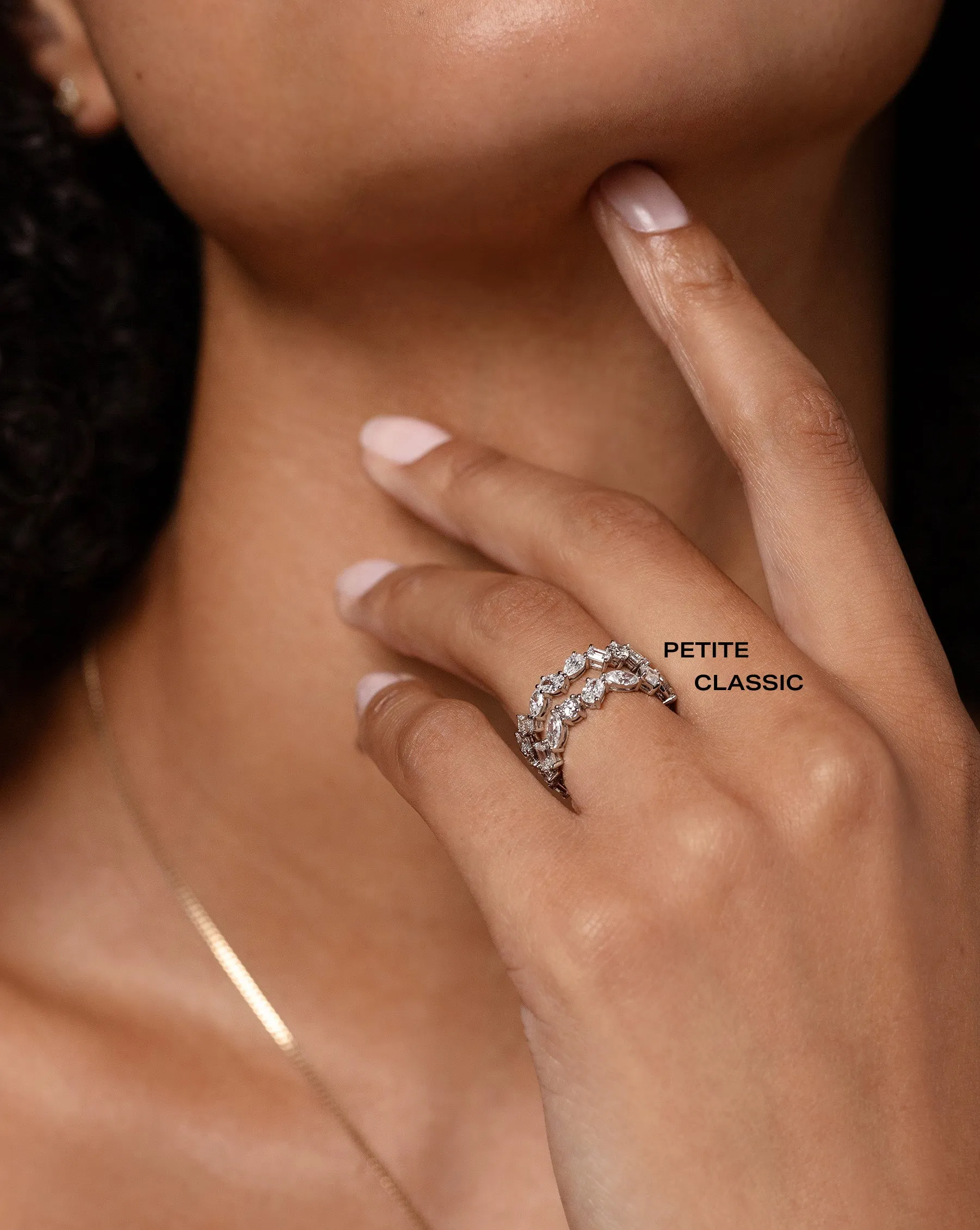Mixed Shape Eternity Band