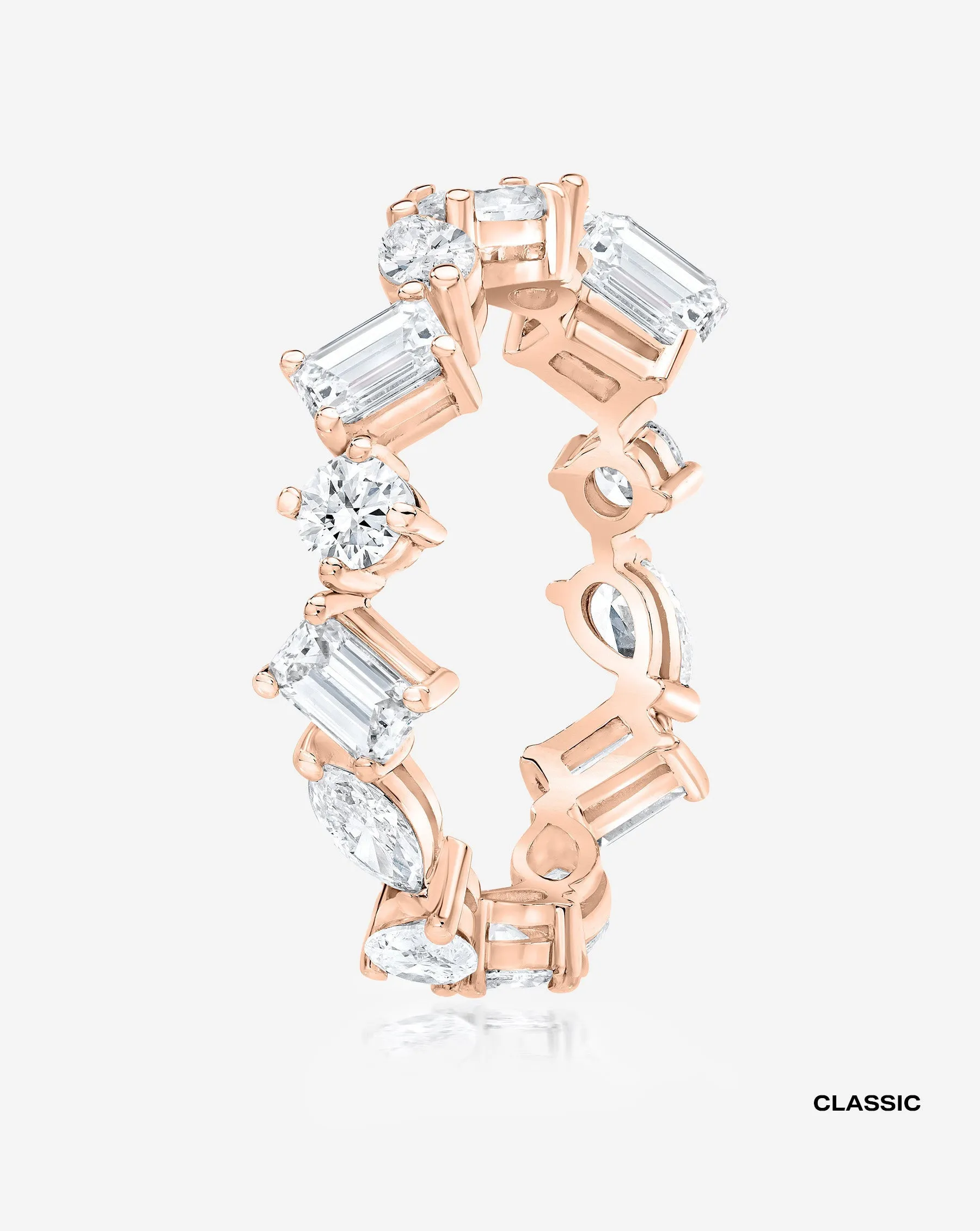 Mixed Shape Eternity Band