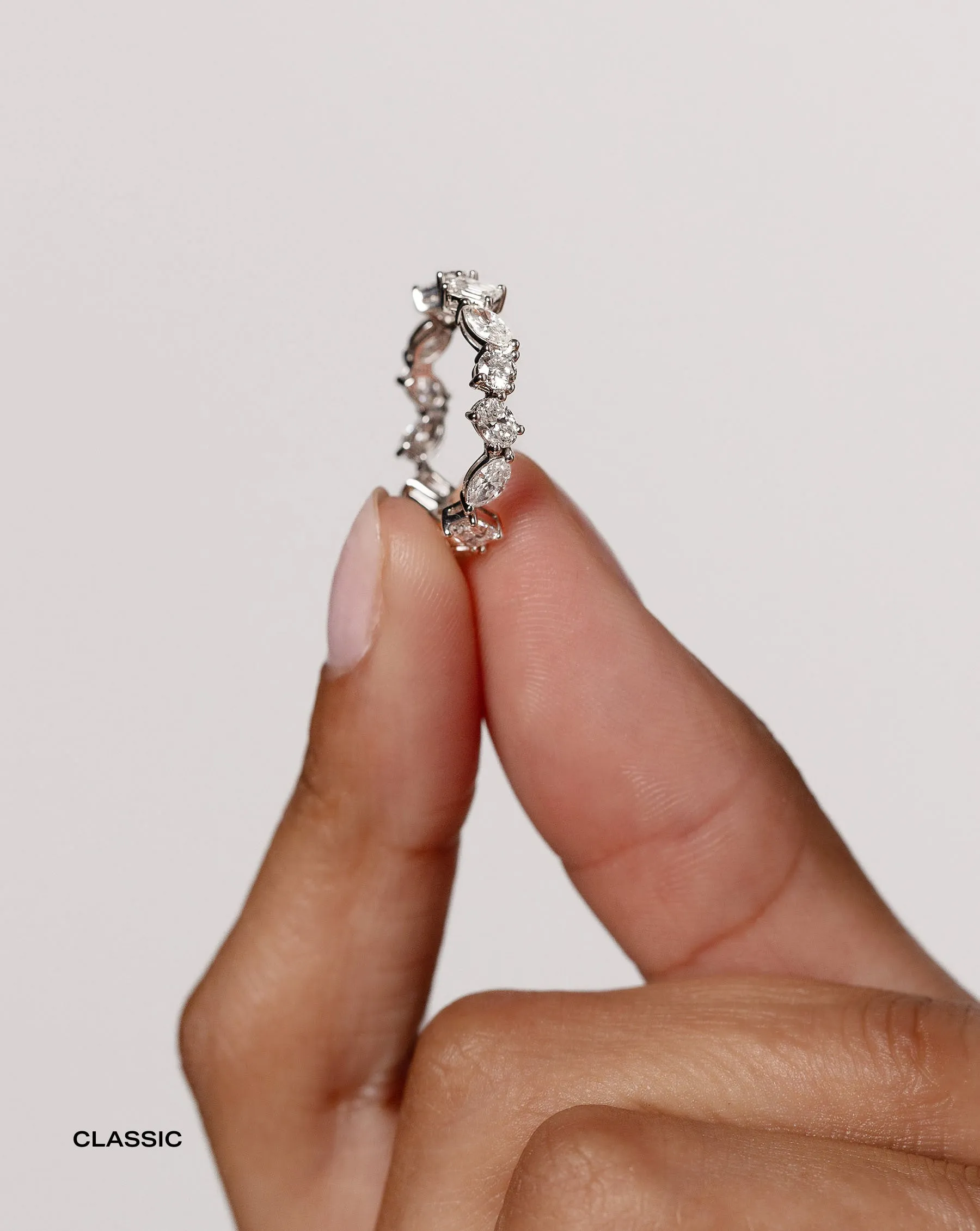 Mixed Shape Eternity Band