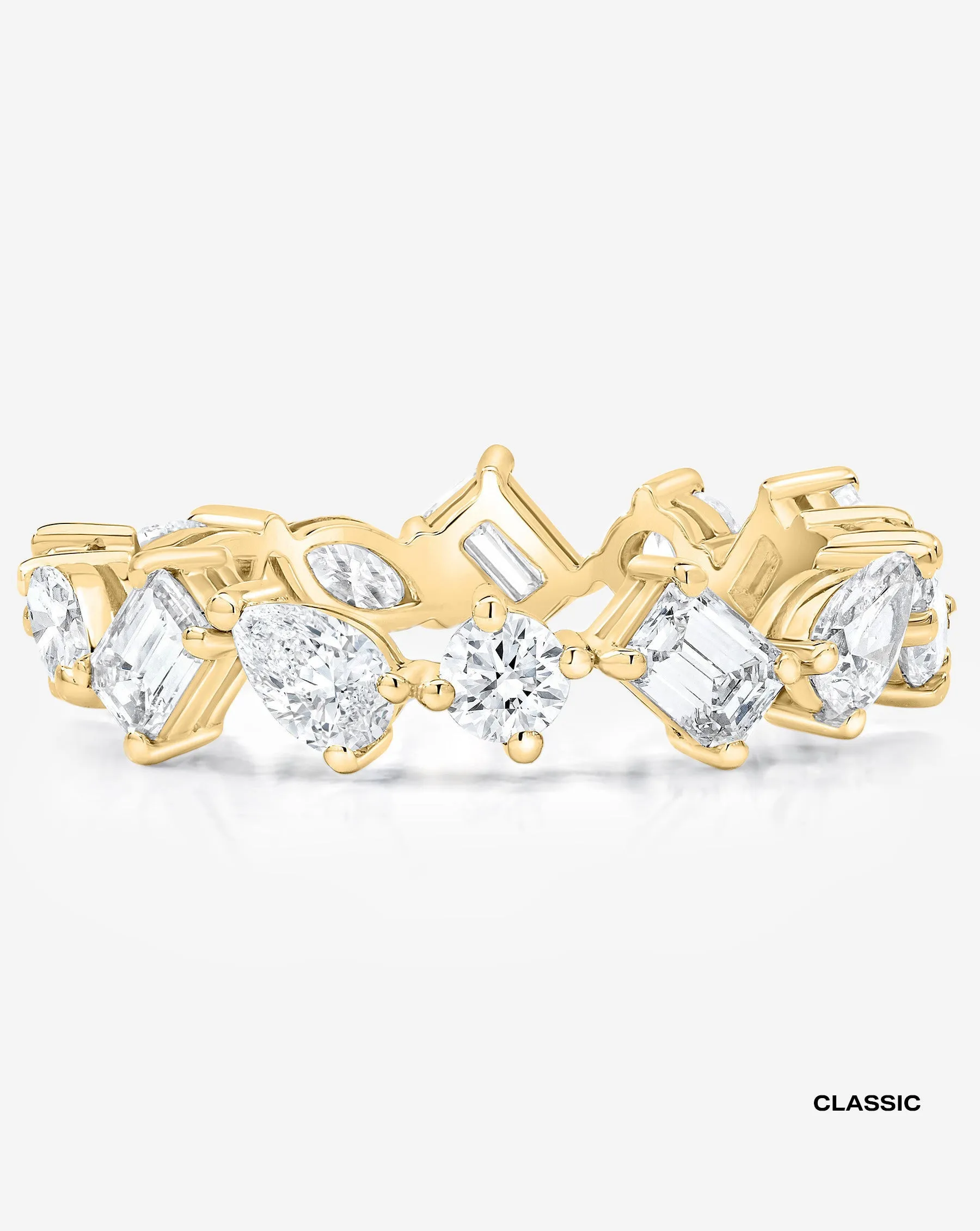 Mixed Shape Eternity Band