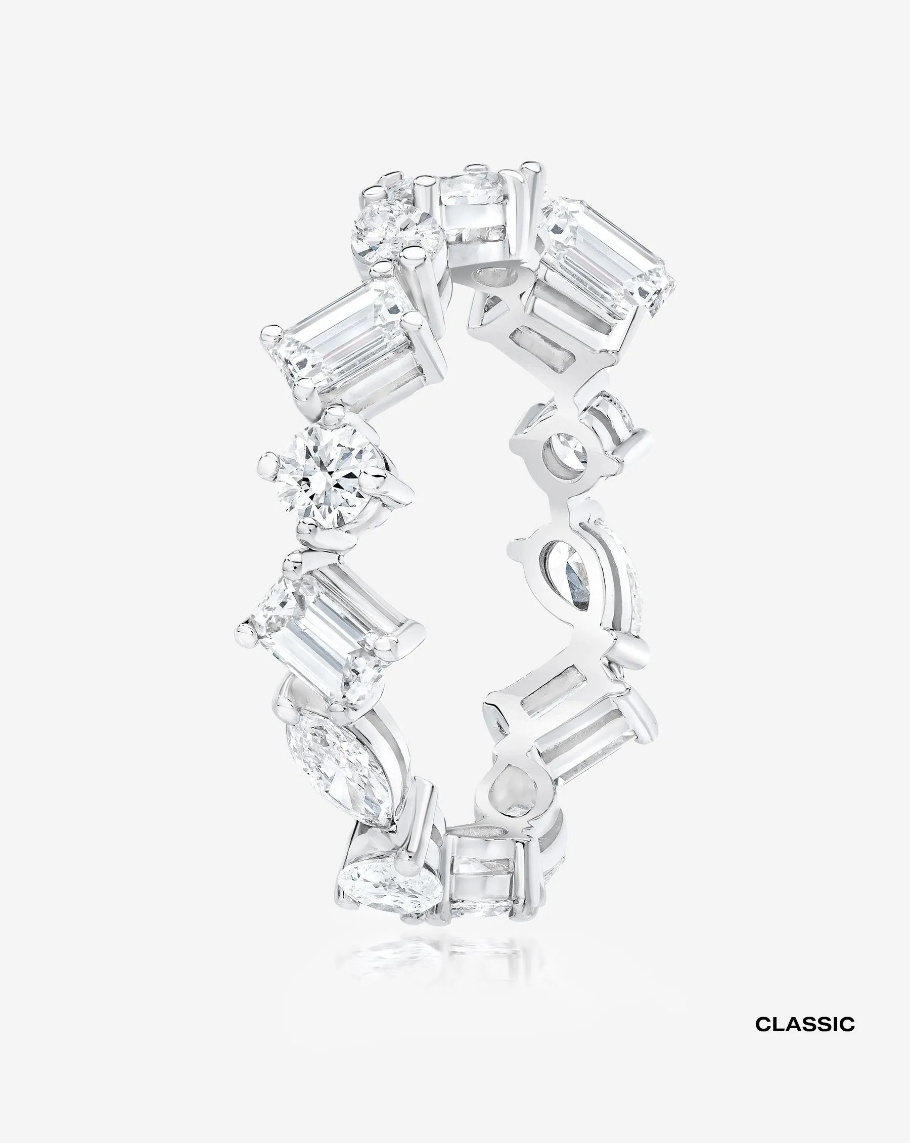 Mixed Shape Eternity Band