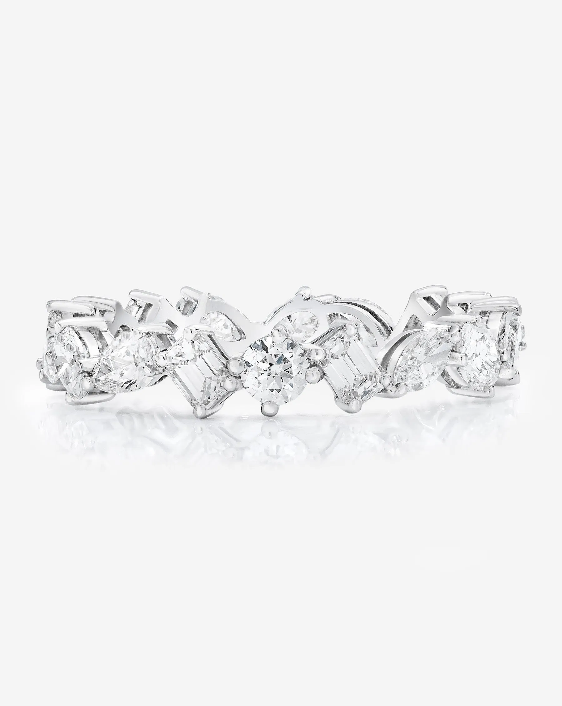 Mixed Shape Eternity Band