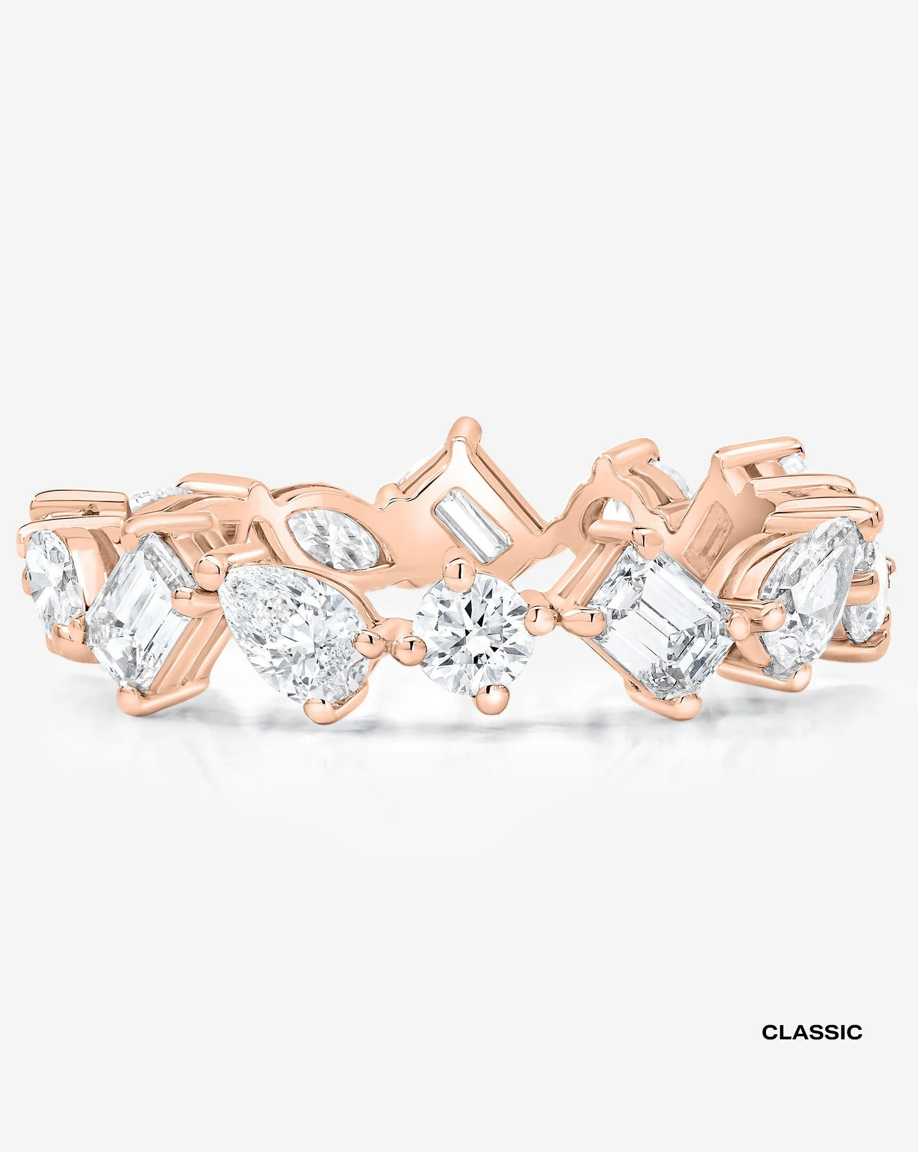 Mixed Shape Eternity Band