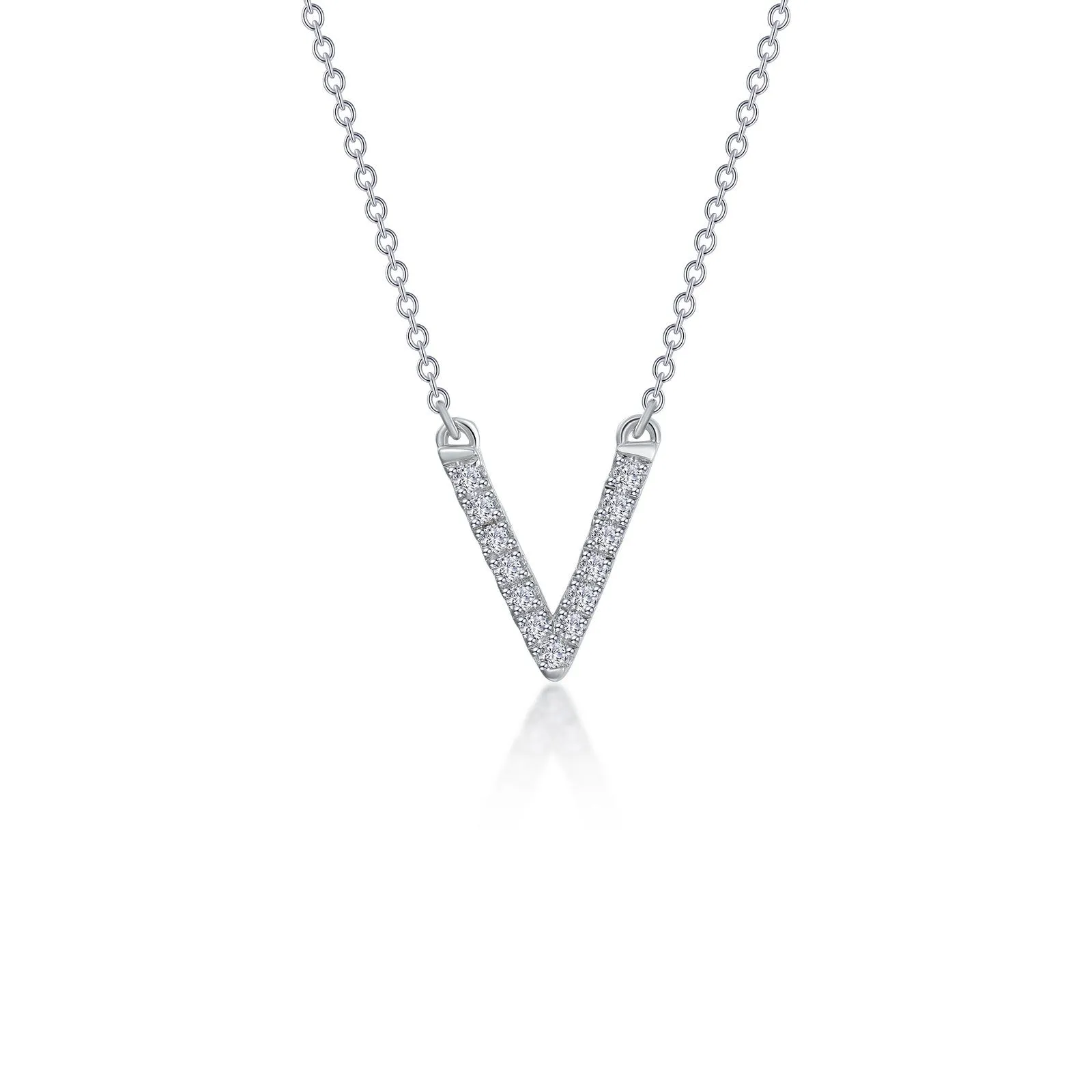 Modern V-Shaped Necklace N2017CLP20