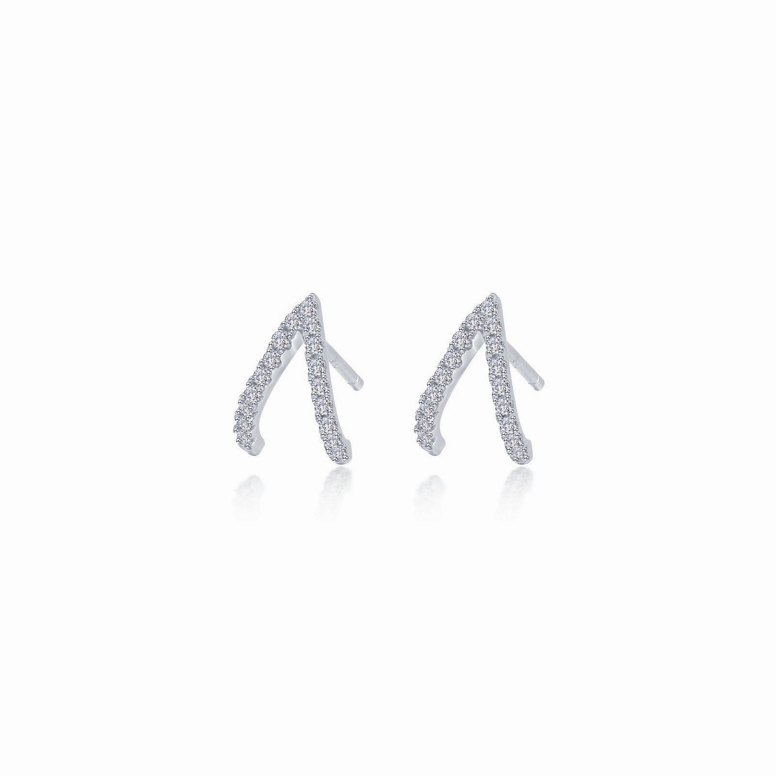 Modern V-Shaped Stud Earrings E2018CLP00