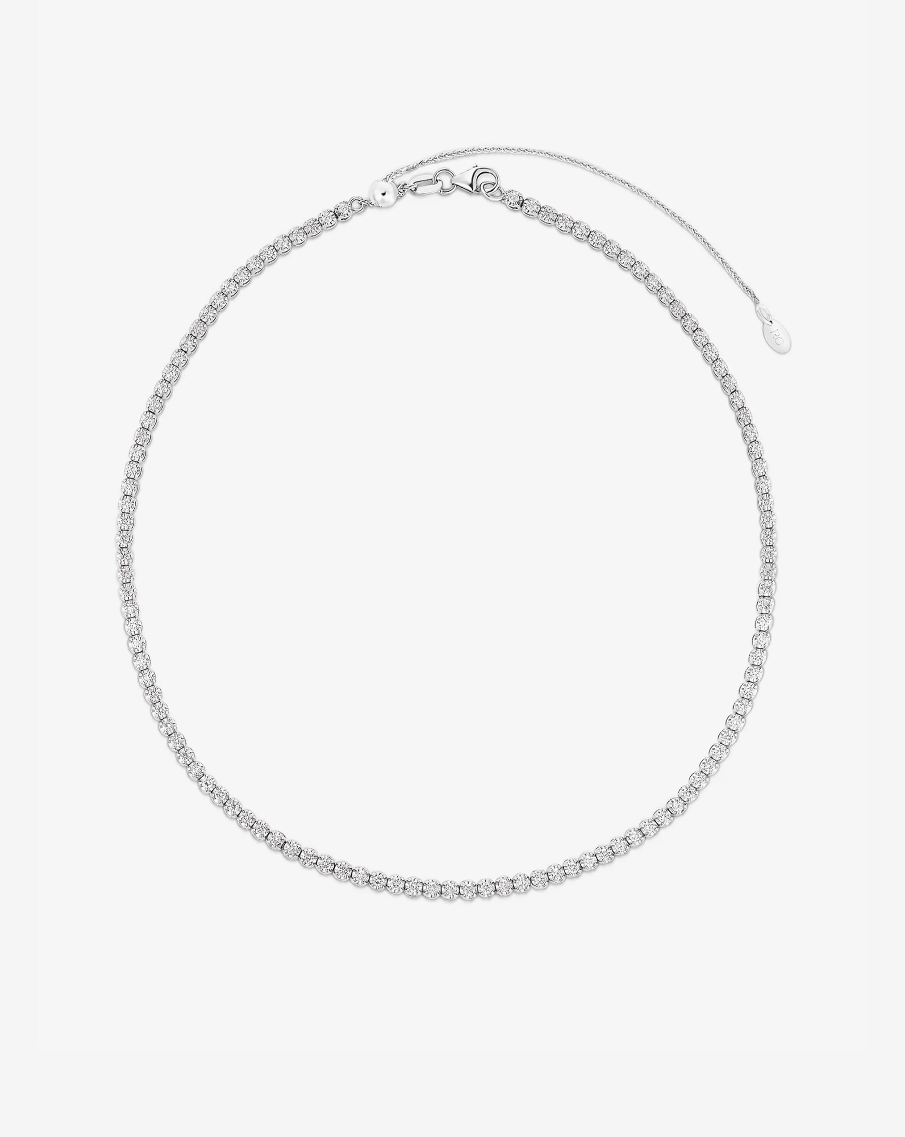Multiway Tennis Necklace   Double Wrap Bracelet