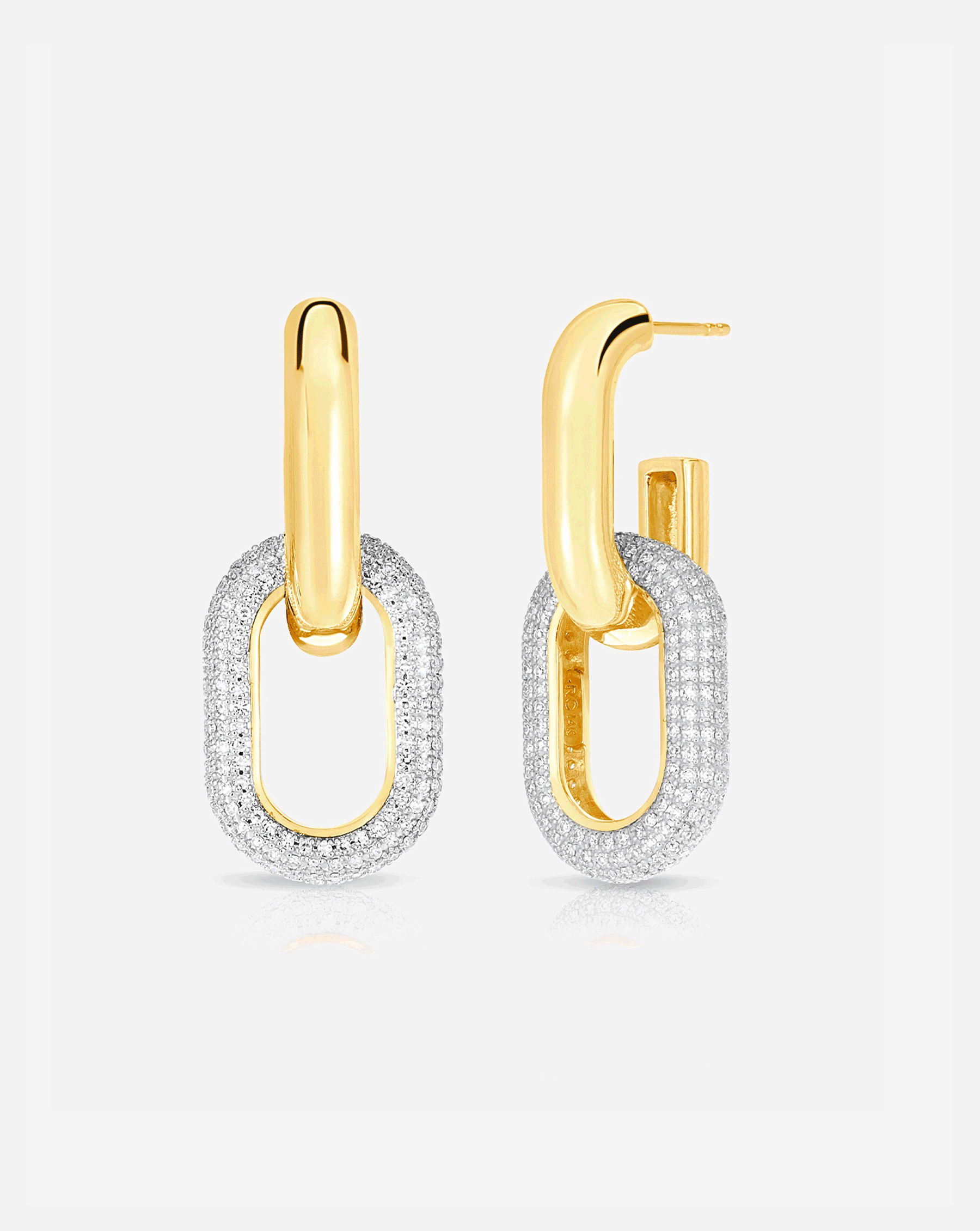 Multiway Cloud Link Earrings