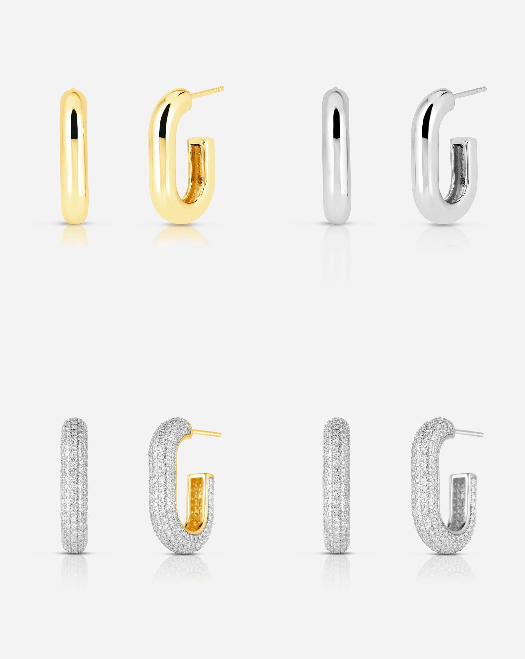 Multiway Cloud Link Earrings
