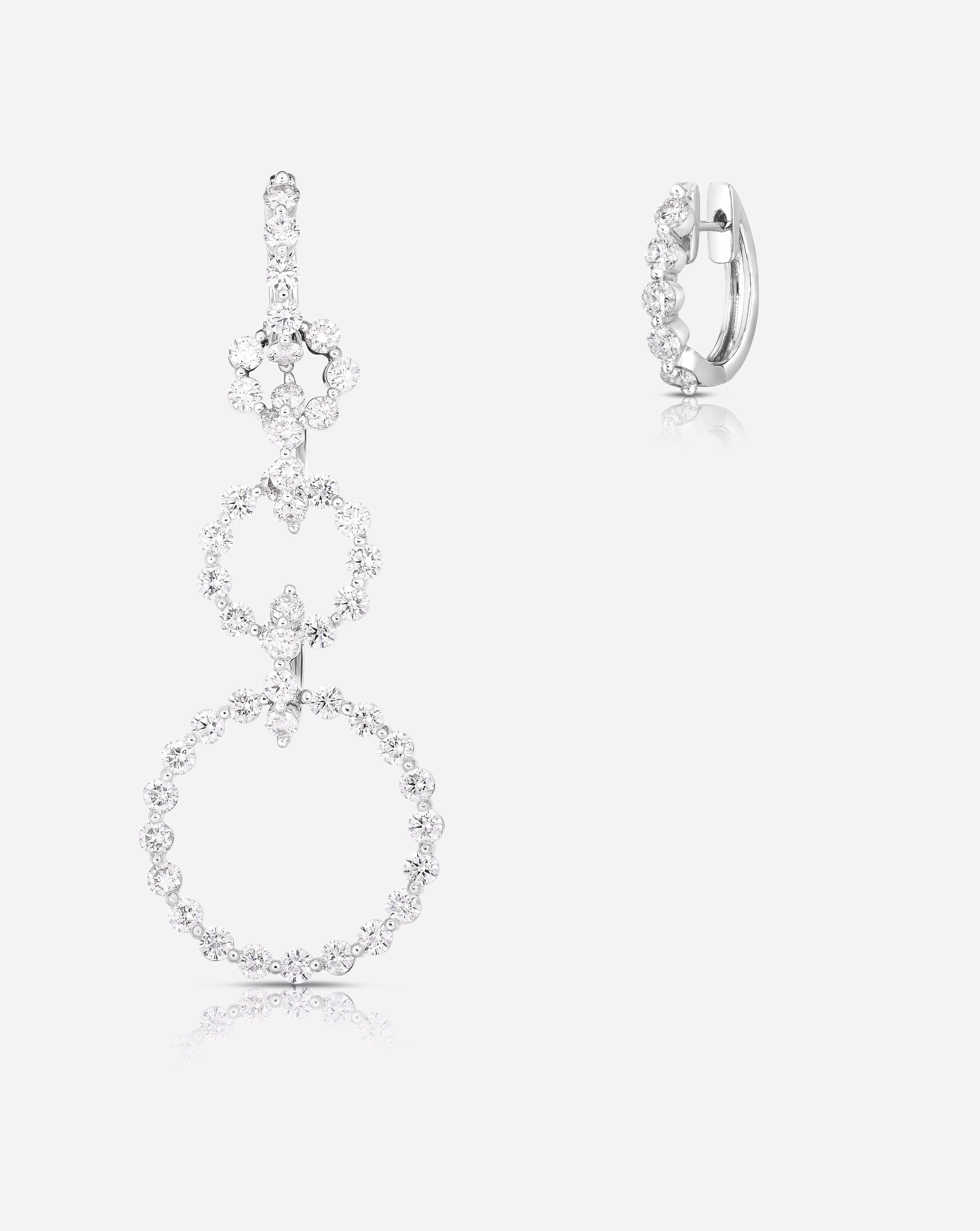 Multiway Lab Diamond Statement Earrings