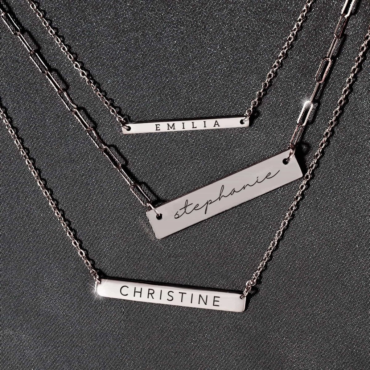 Name Bar Necklace