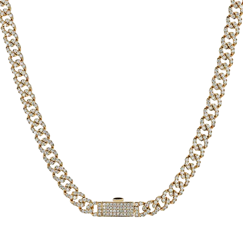 Necklace in 14k Gold with Diamonds CN141 WHITE 14K X ROSE