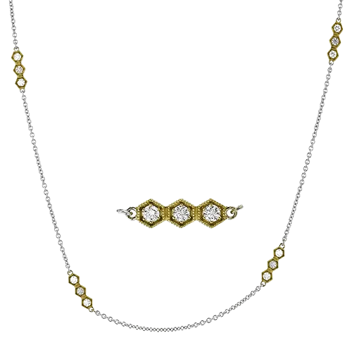 Necklace in 18k Gold with Diamonds CN136 WHITE 18K X 2T