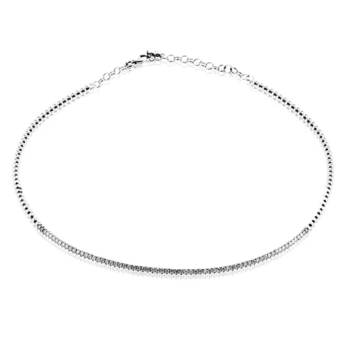 Necklace in 18k Gold with Diamonds LN4049 WHITE 18K X
