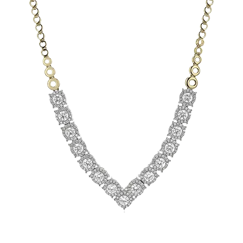 Necklace in 18k Gold with Diamonds LN4059 WHITE 18K X 2T