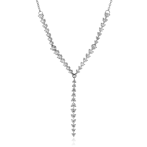 Necklace in 18k Gold with Diamonds LN4064 WHITE 18K X WHITE