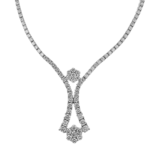 Necklace in 18k Gold with Diamonds LN4068 WHITE 18K X WHITE