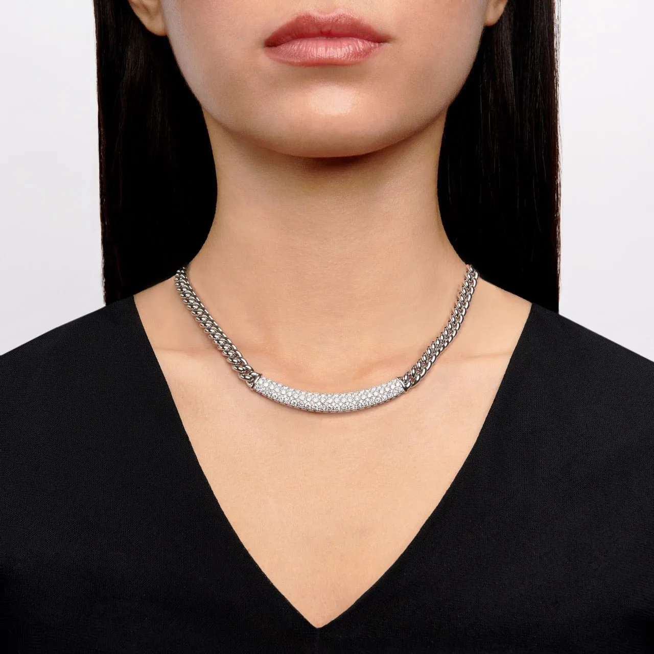 Necklace in 18k Gold with Diamonds LP4849 WHITE 18K X 2T