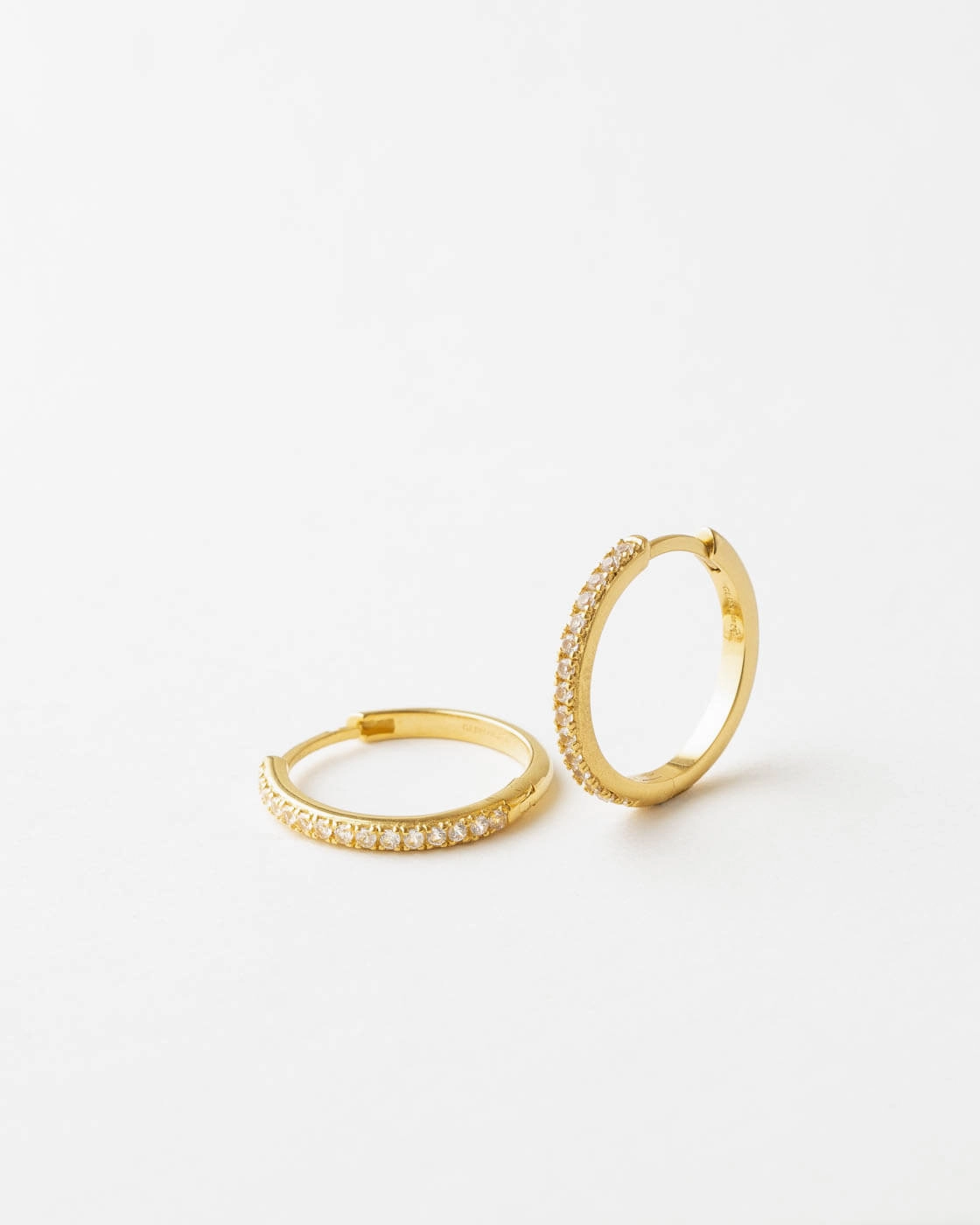 Octavia White Sapphire Hoops