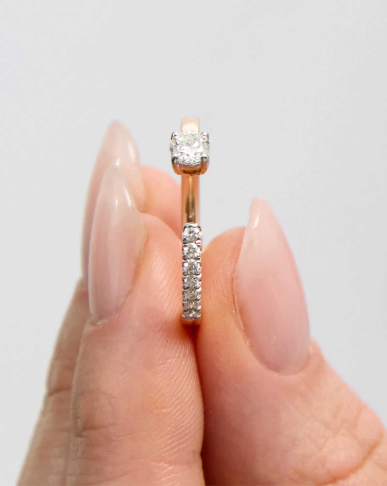Open Round Diamond Band