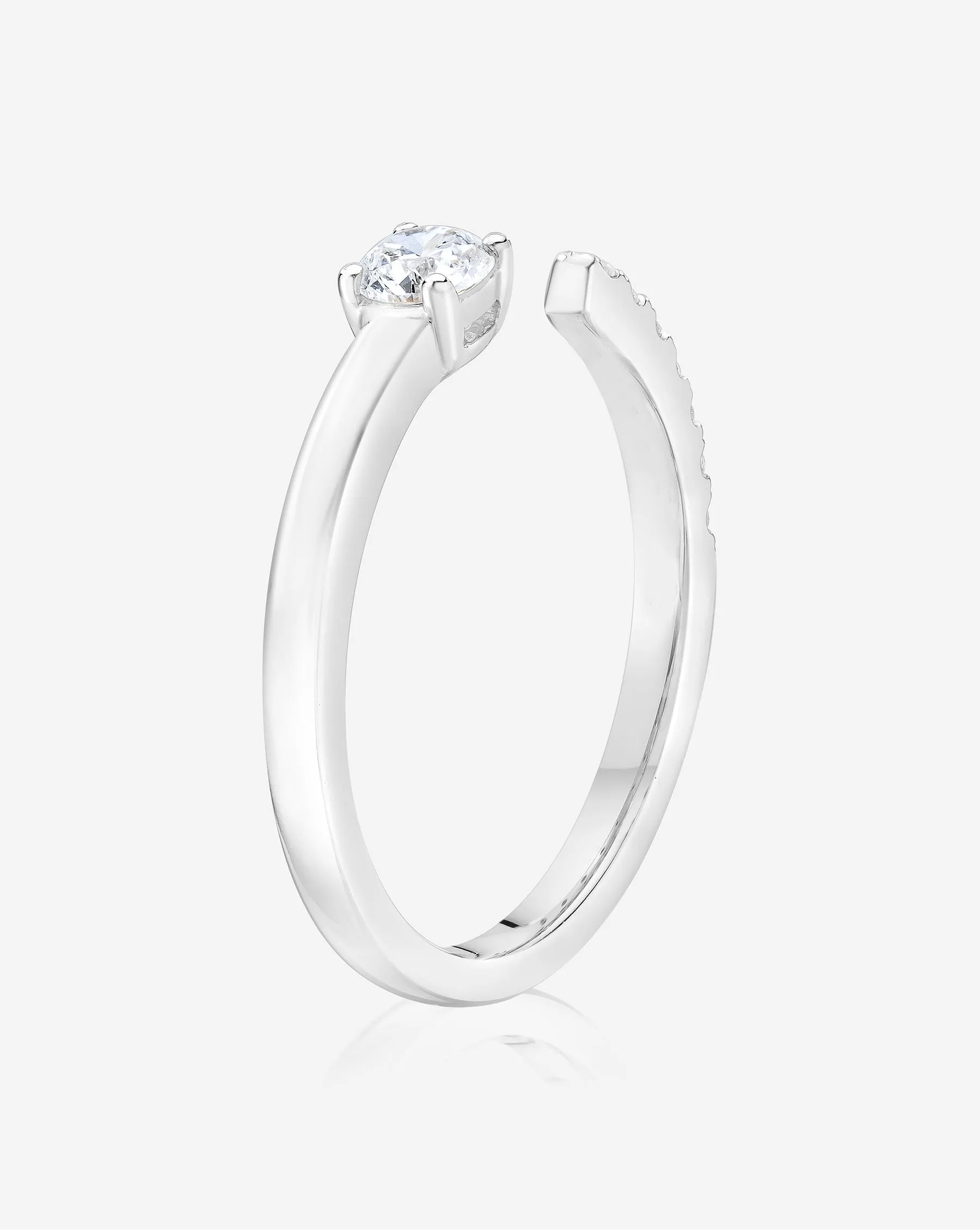 Open Round Diamond Band