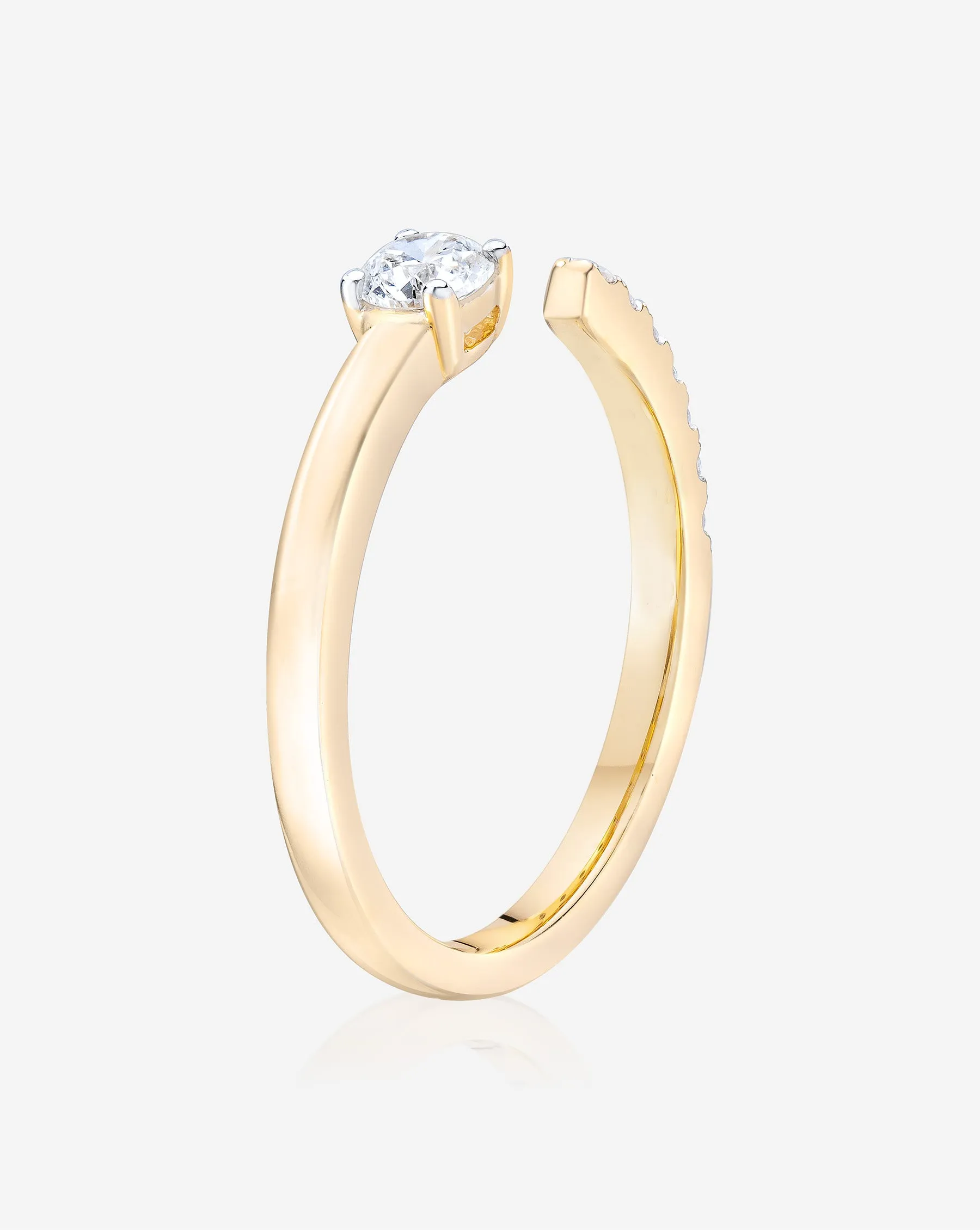 Open Round Diamond Band