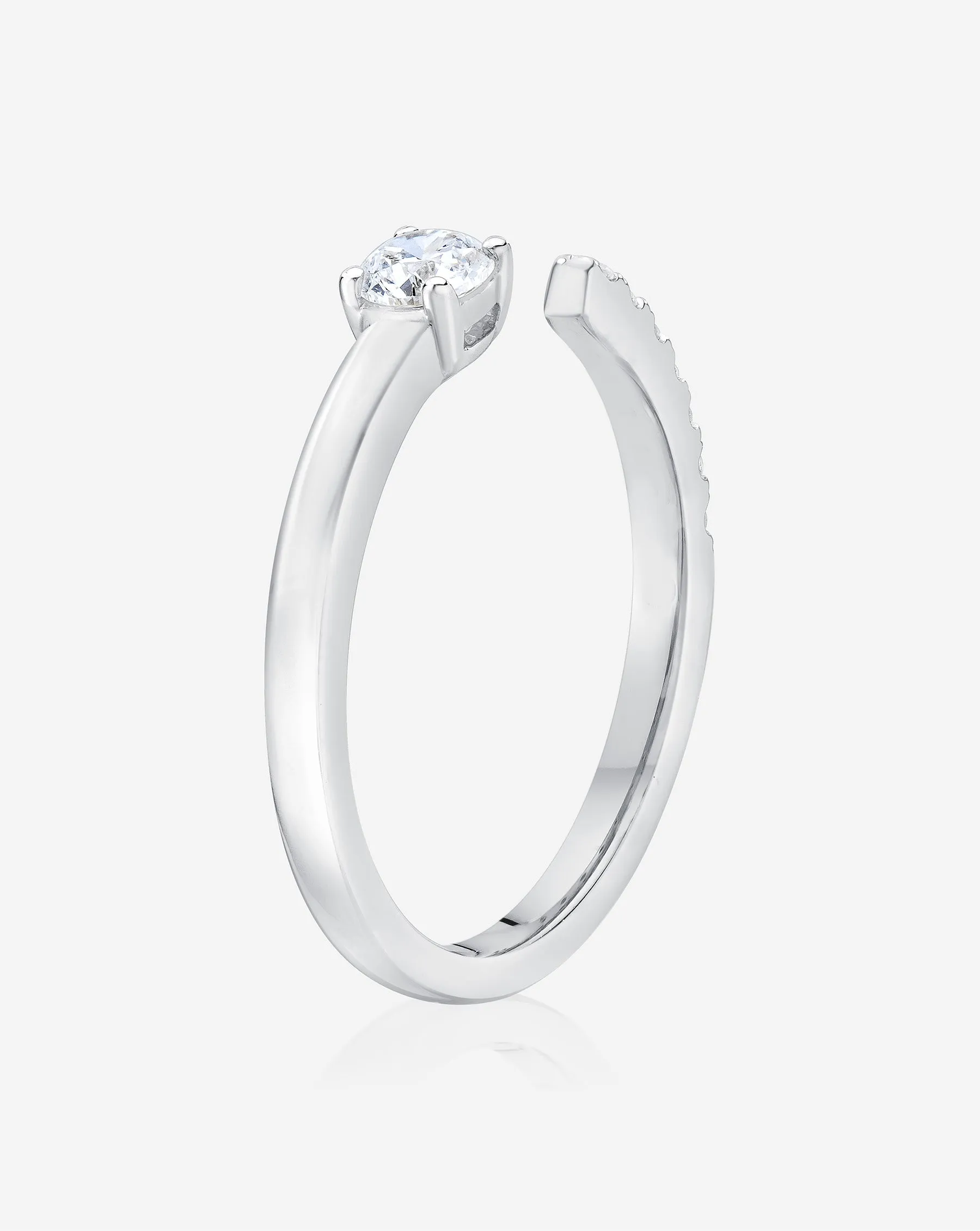 Open Round Diamond Band