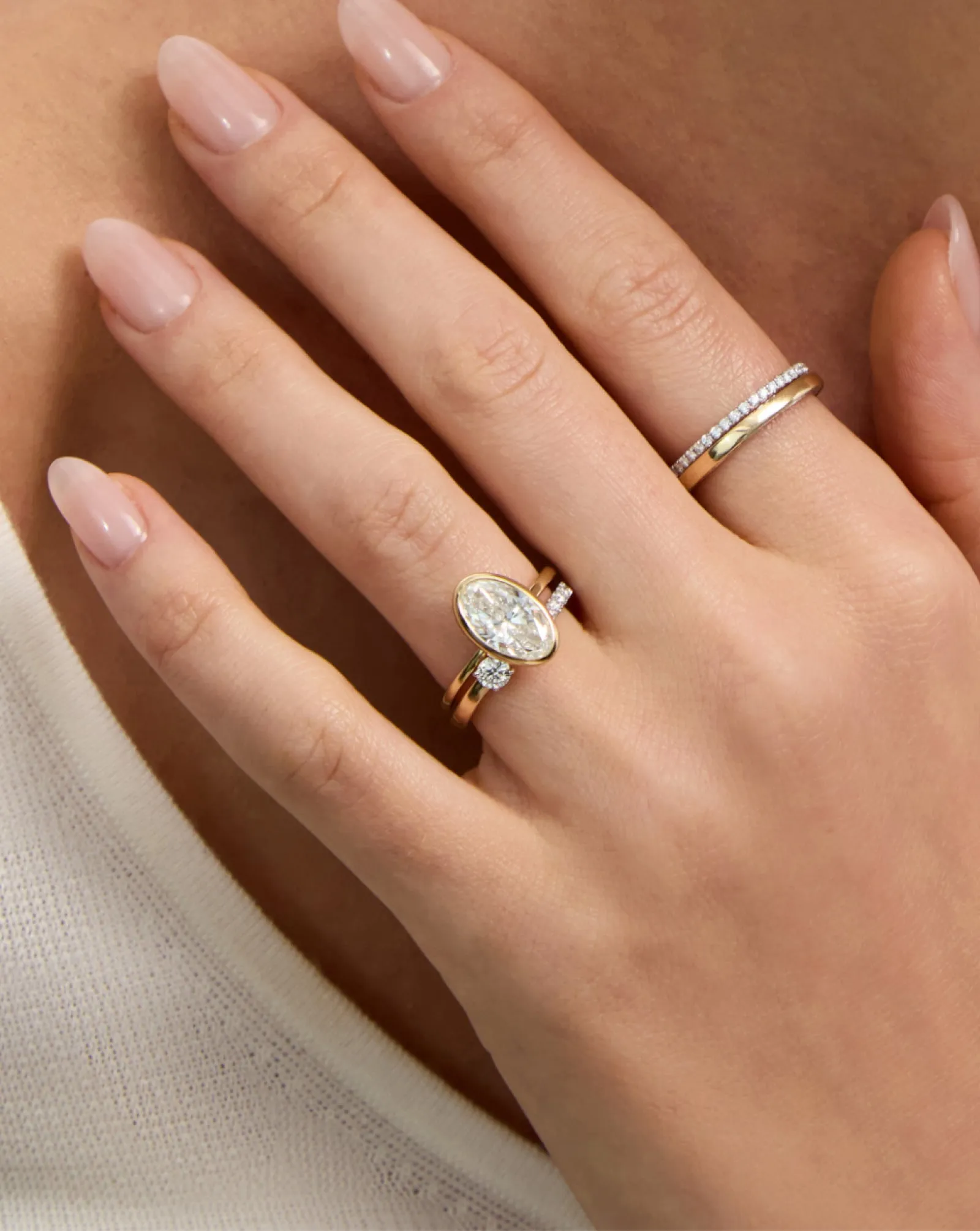 Open Round Diamond Band