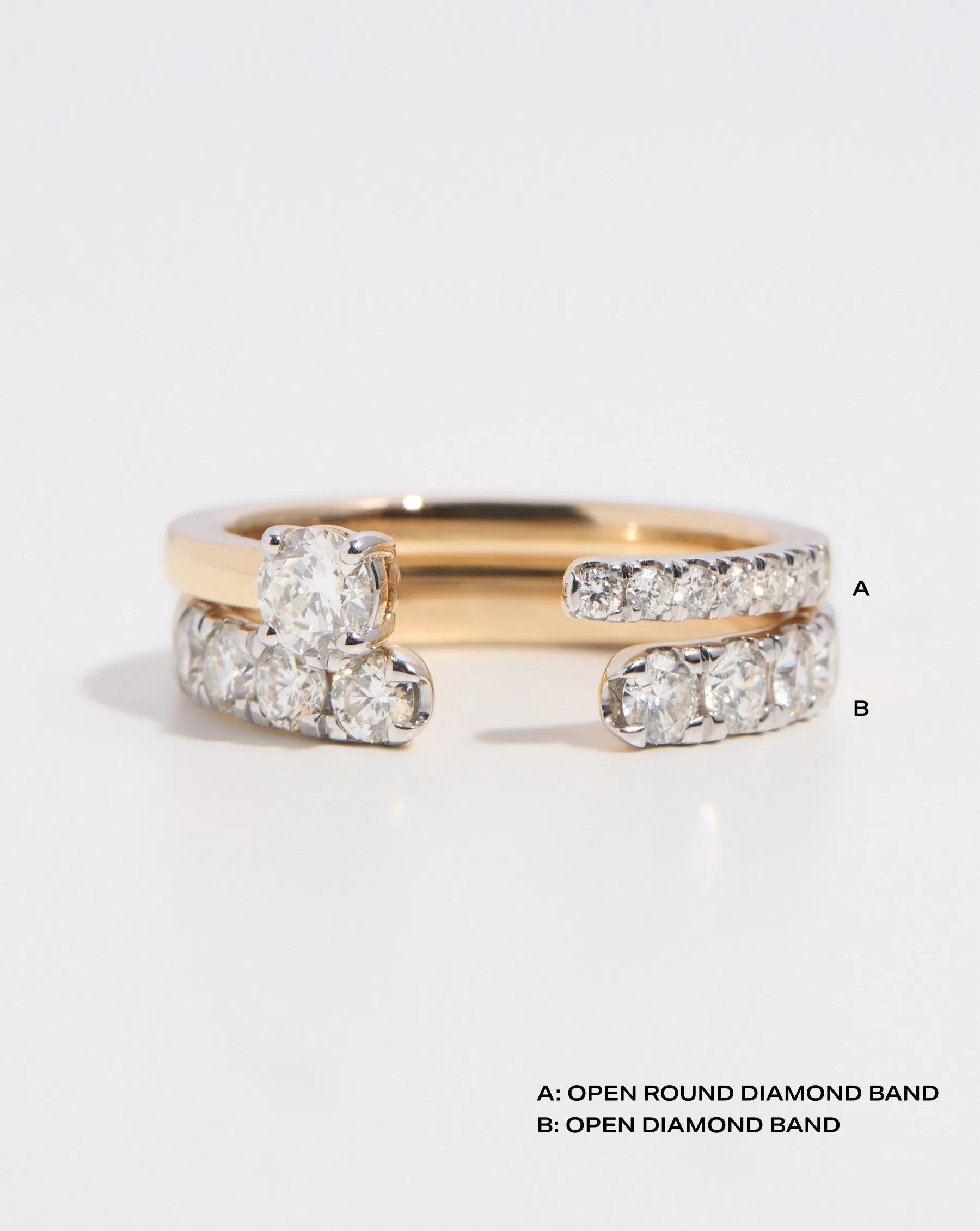 Open Round Diamond Band