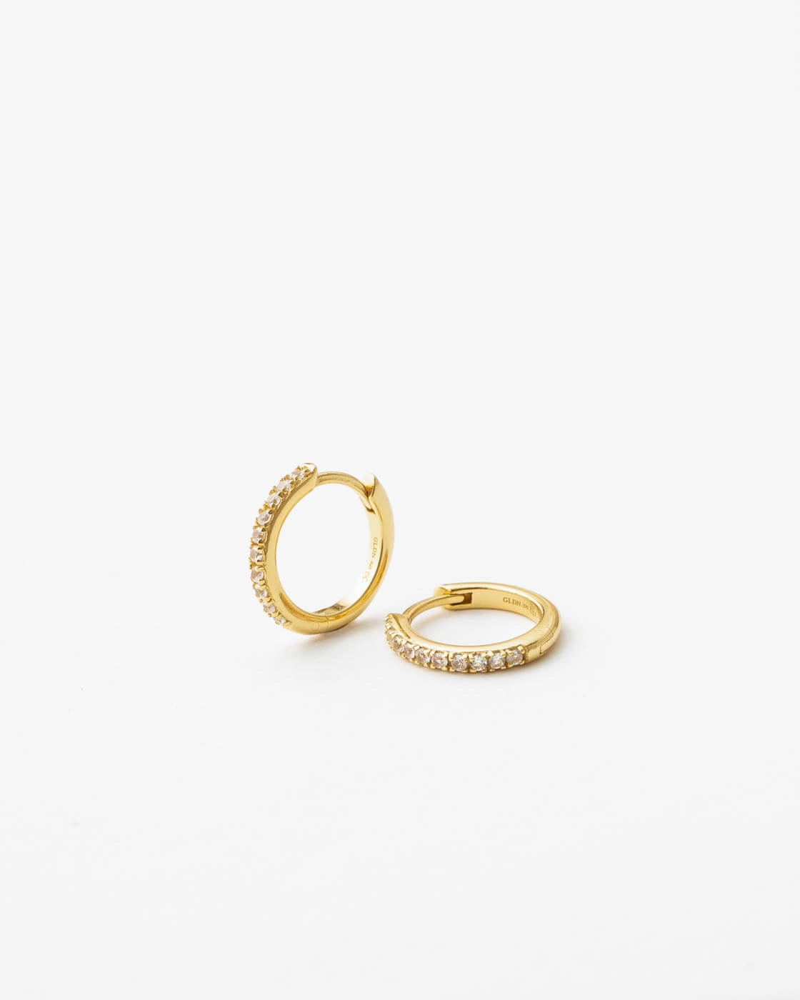 Ophelia White Sapphire Hoops