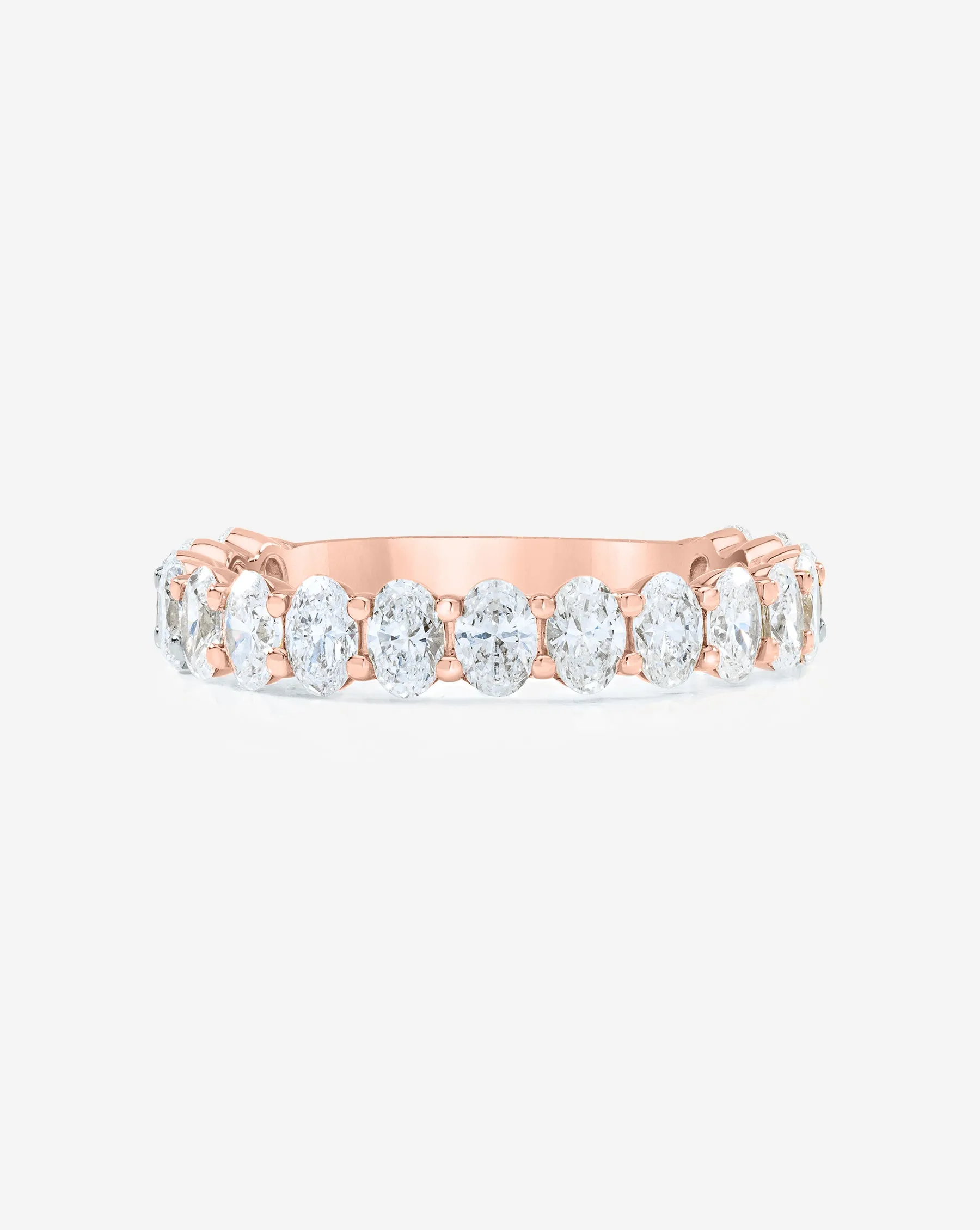 Oval 3/4 Diamond Band