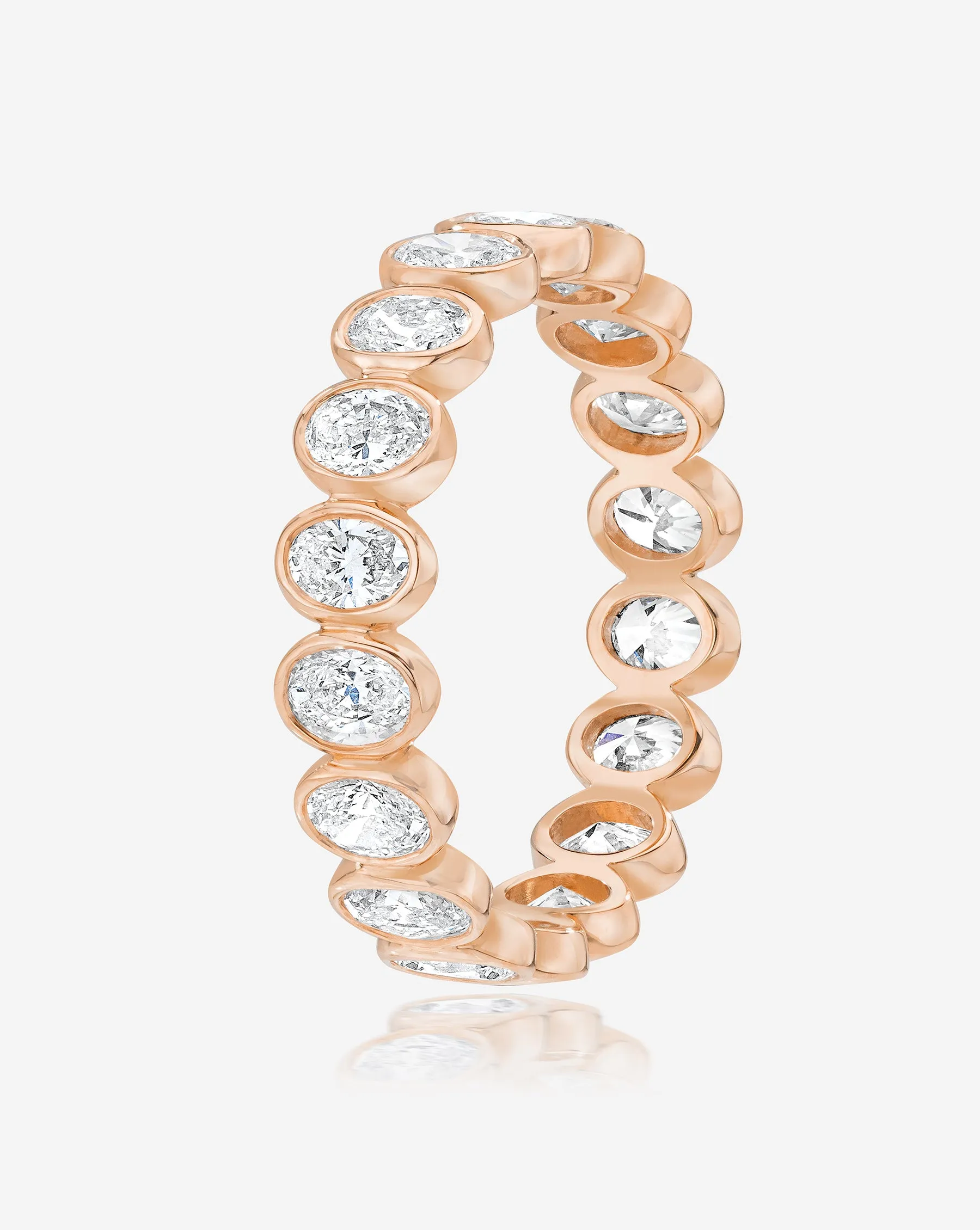 Oval Bezel Eternity Band