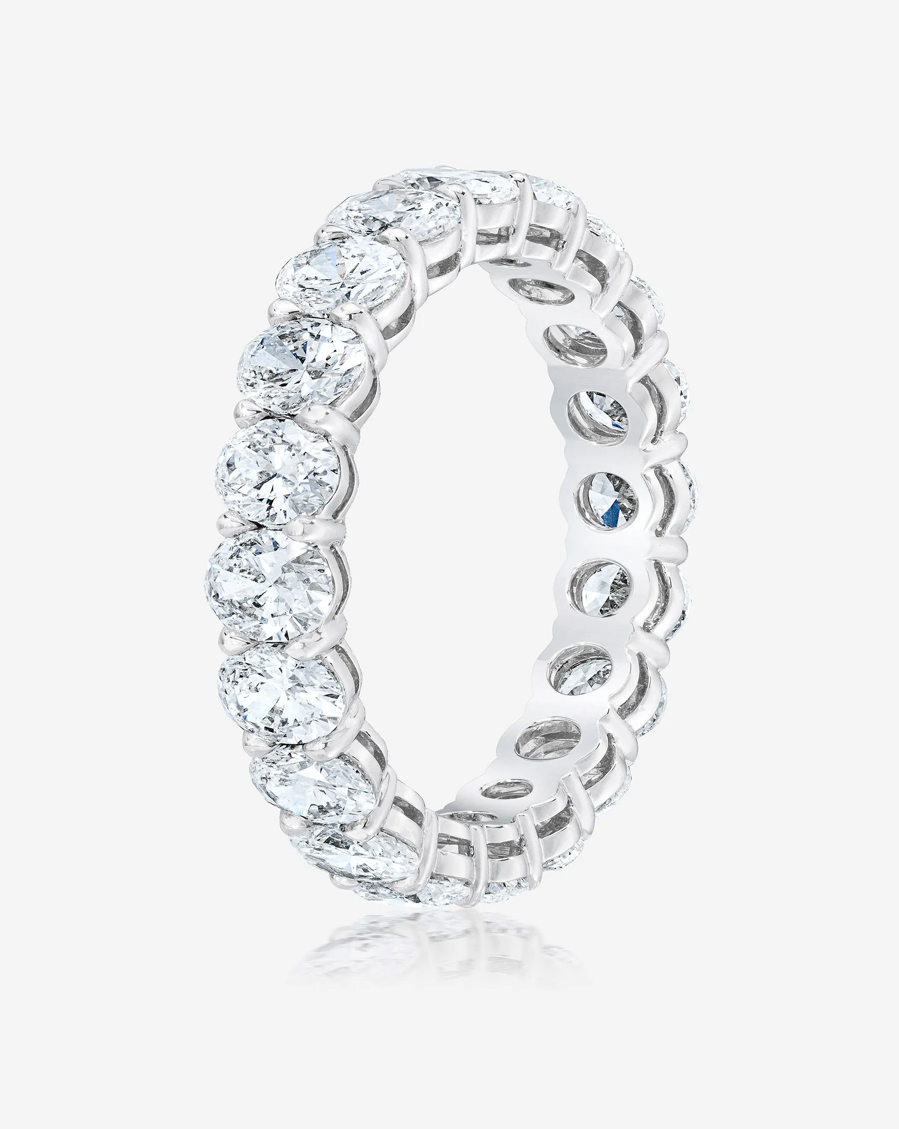 Oval Diamond Eternity Band
