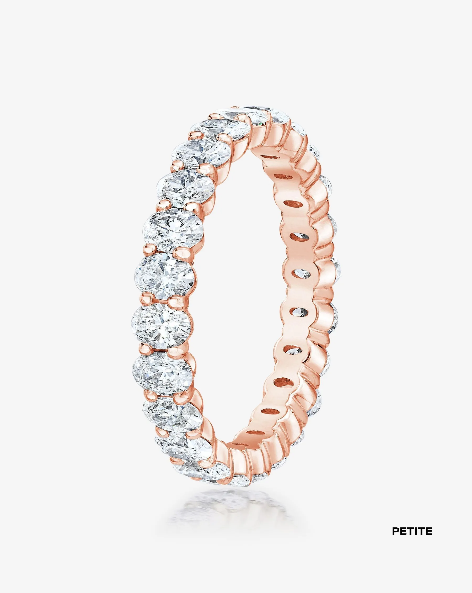 Oval Lab Diamond Eternity Band