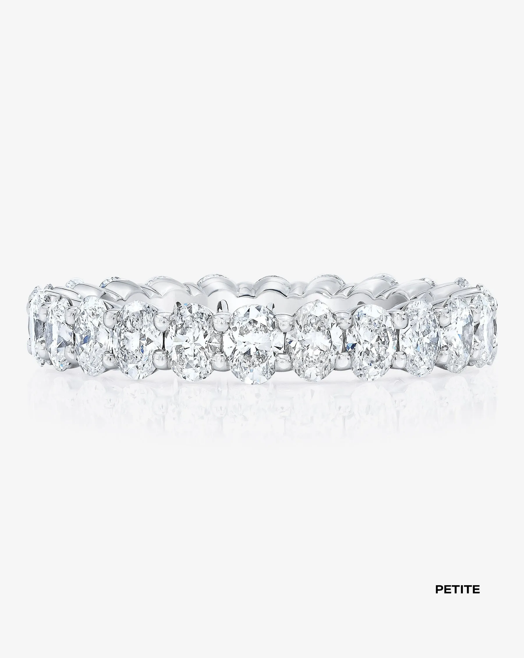 Oval Lab Diamond Eternity Band