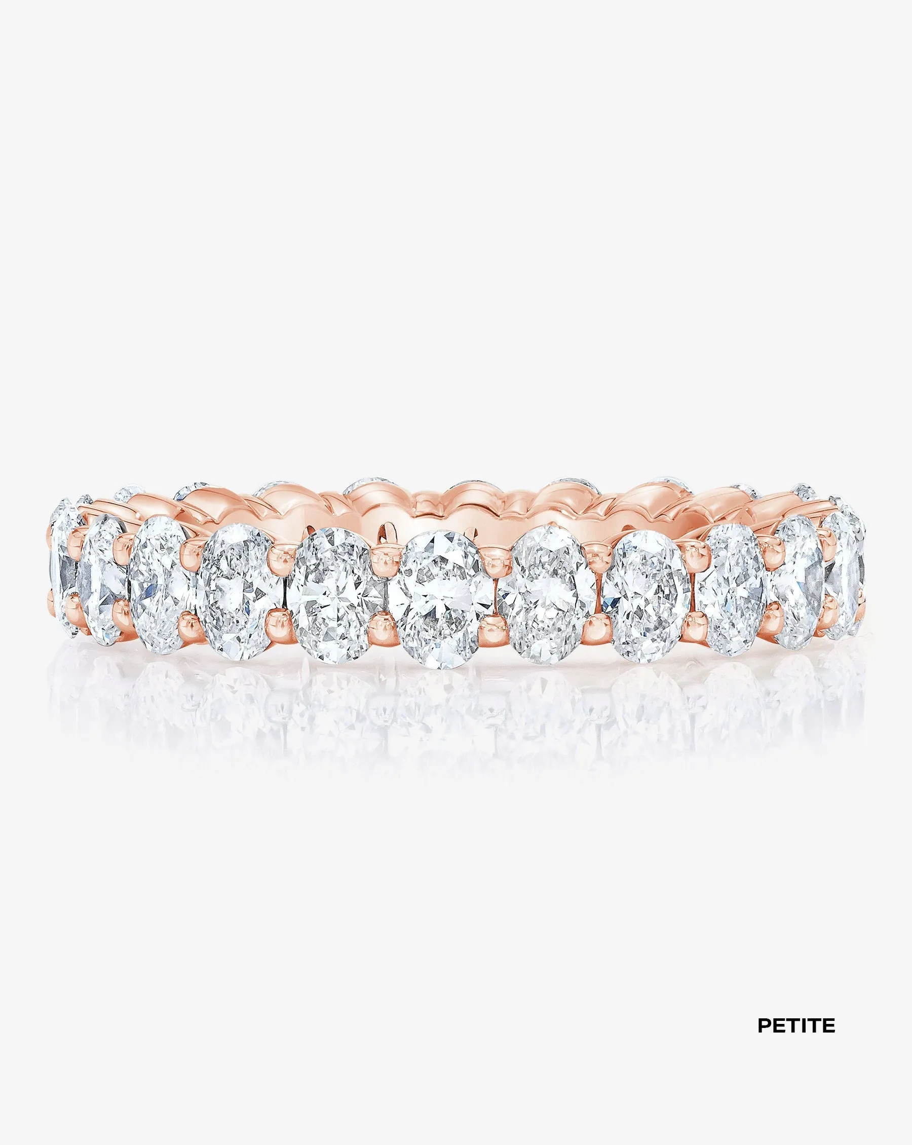 Oval Lab Diamond Eternity Band