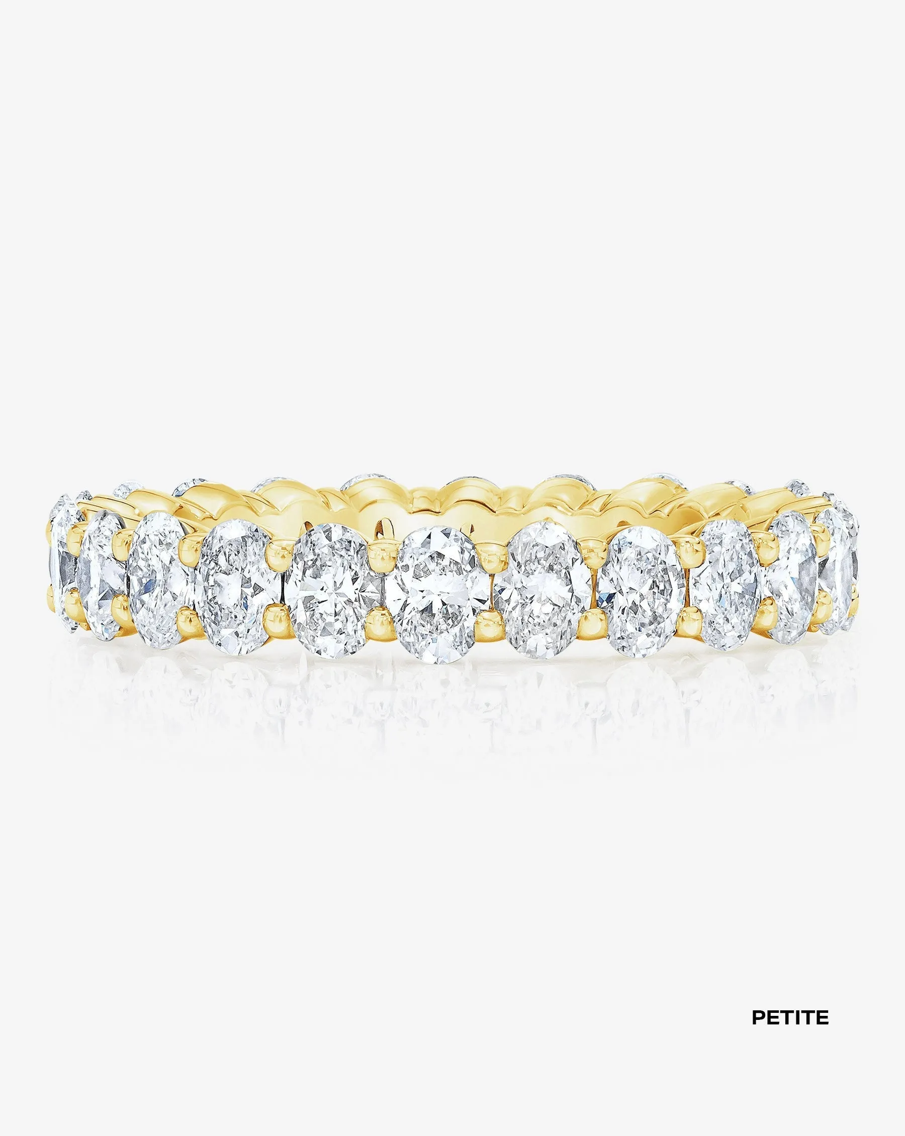 Oval Lab Diamond Eternity Band