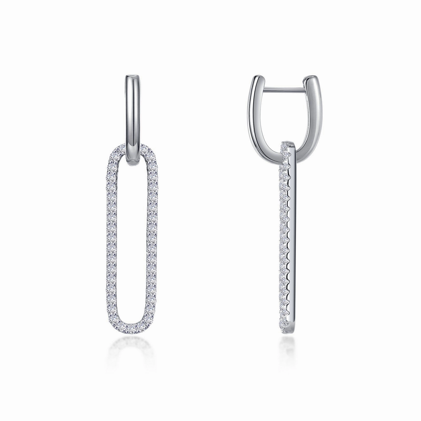 Paperclip Drop Earrings E0506CLP00