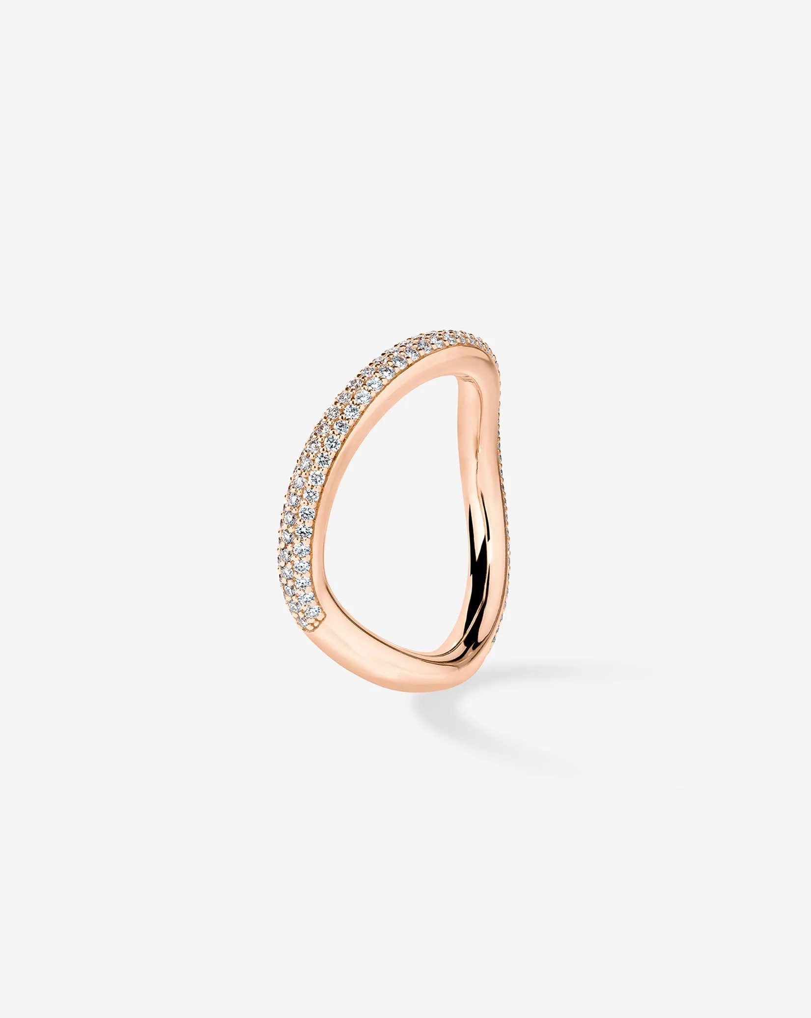 Pav Wave Wedding Band