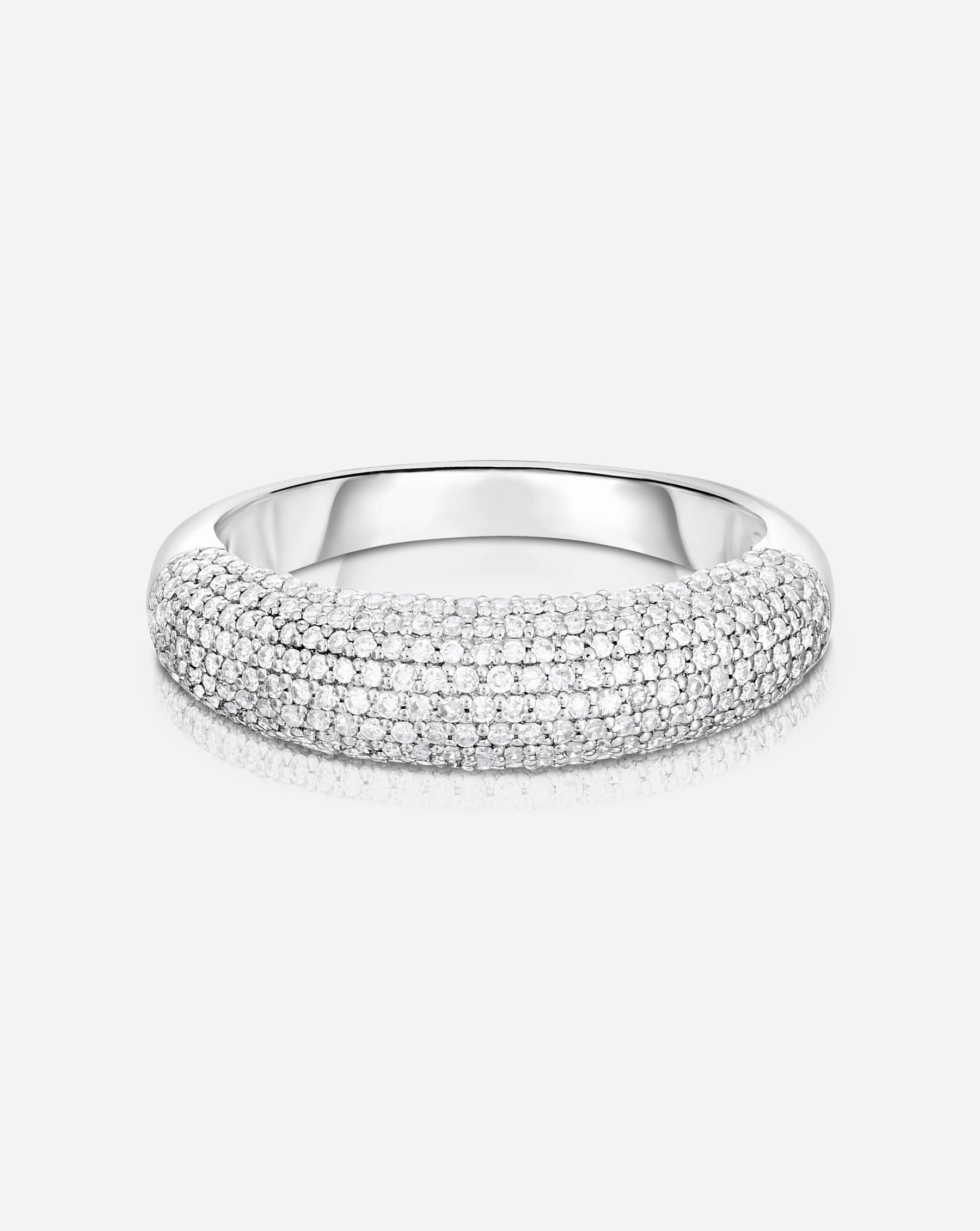 Pav Diamond Cloud Ring