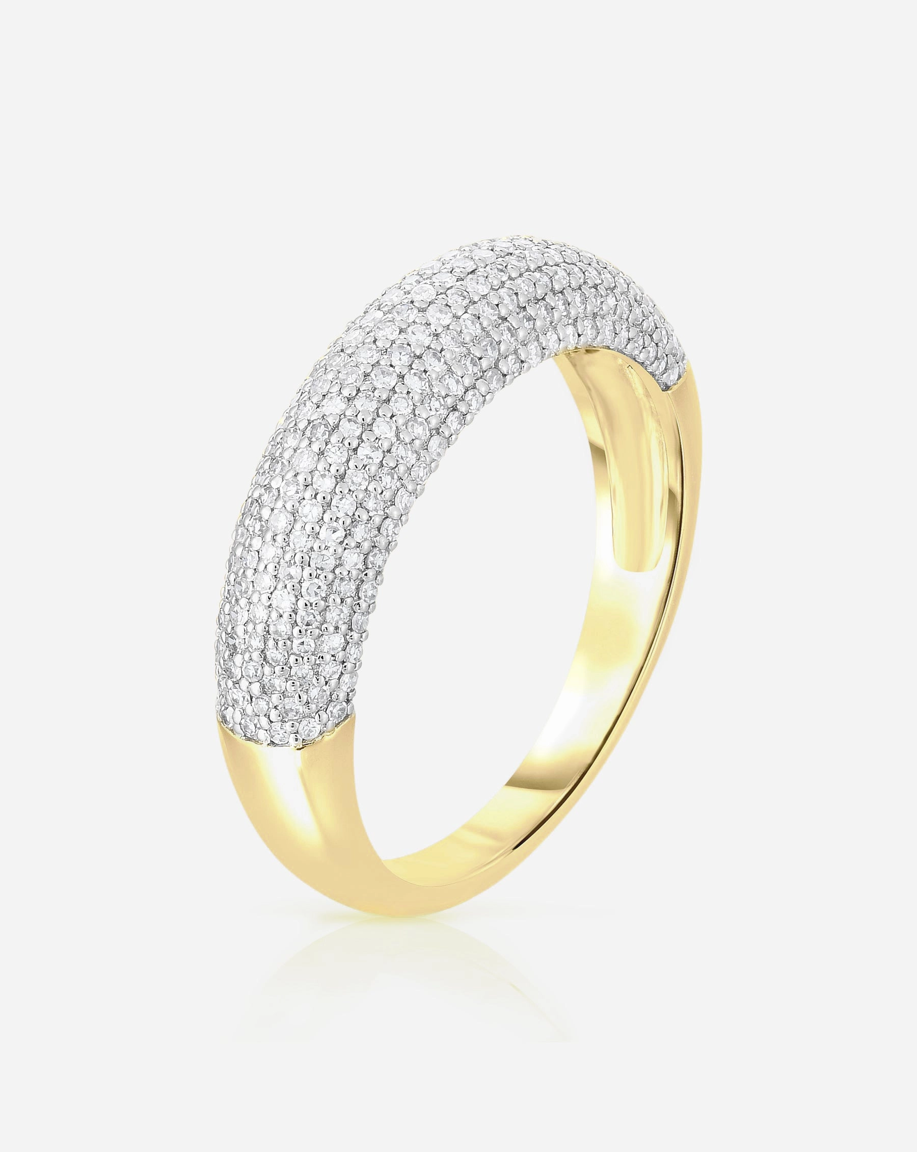 Pav Diamond Cloud Ring