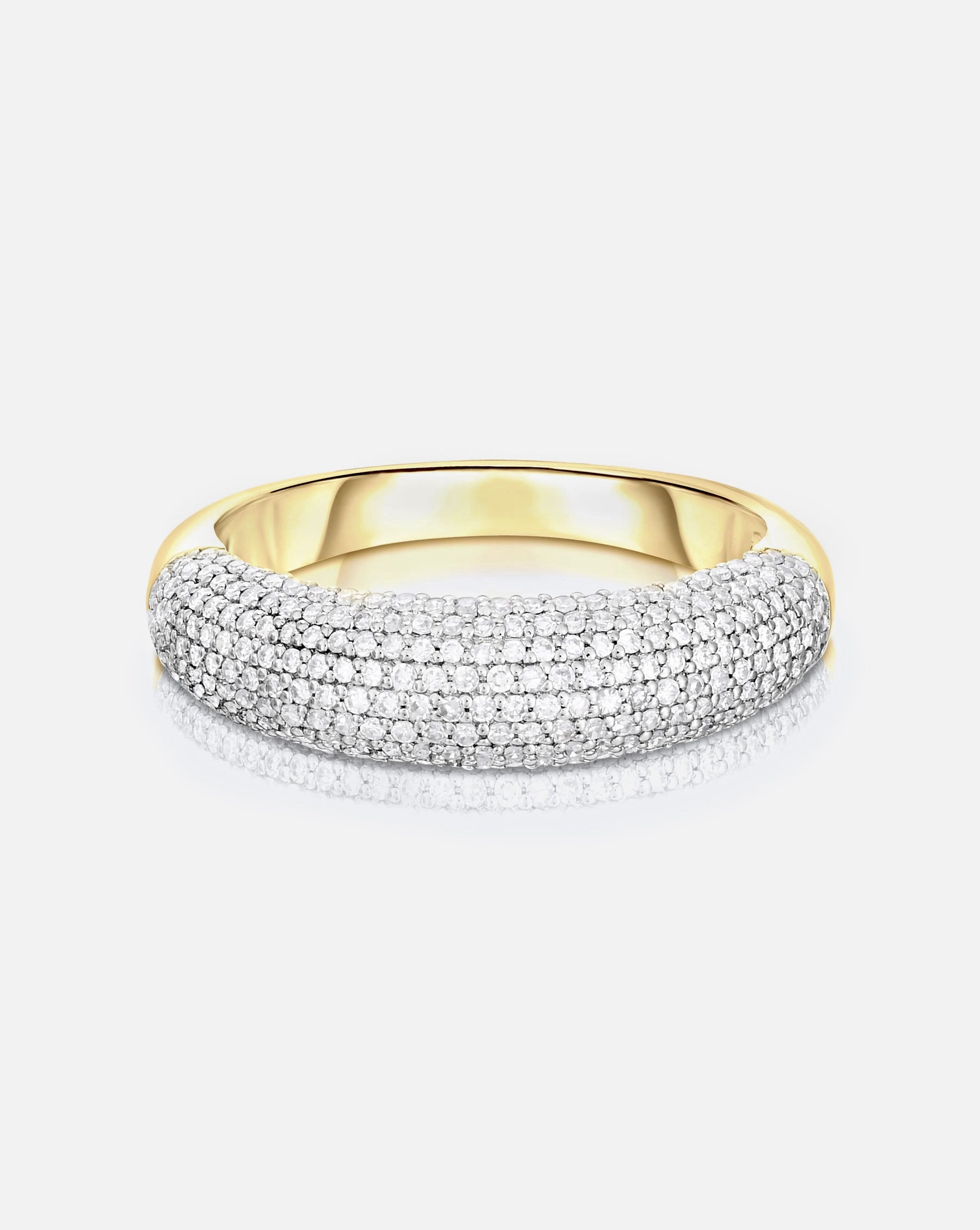 Pav Diamond Cloud Ring