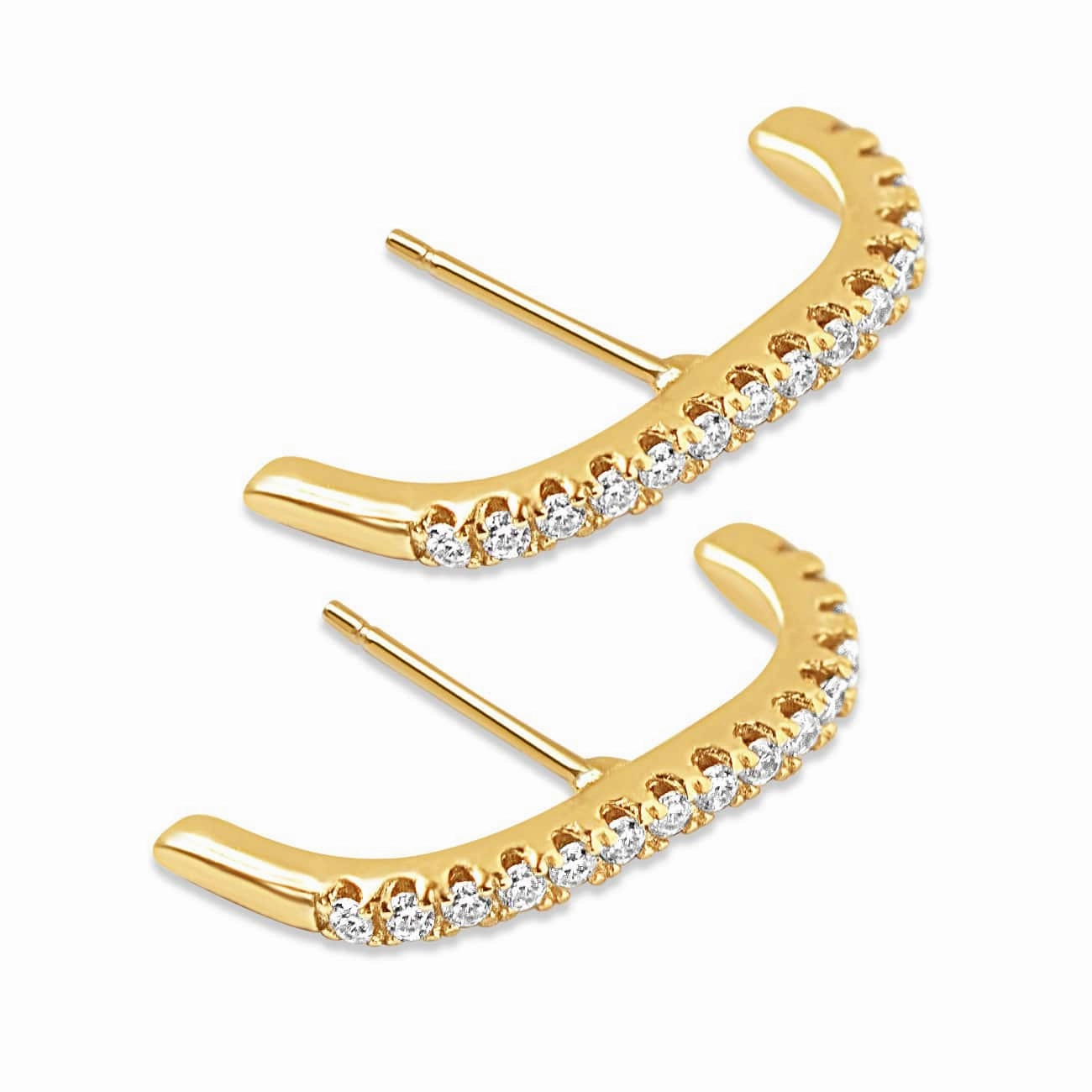 Pav Suspender Earrings