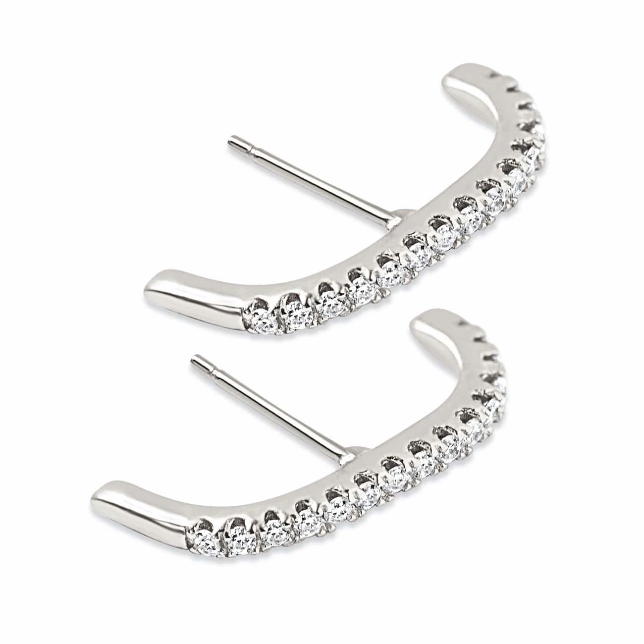 Pav Suspender Earrings