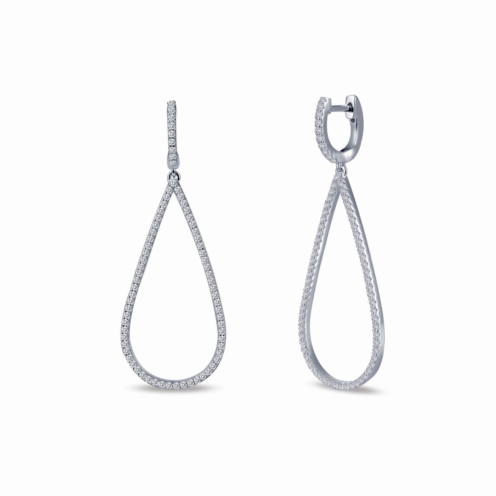 Pave Dangle Earrings E0217CLP00